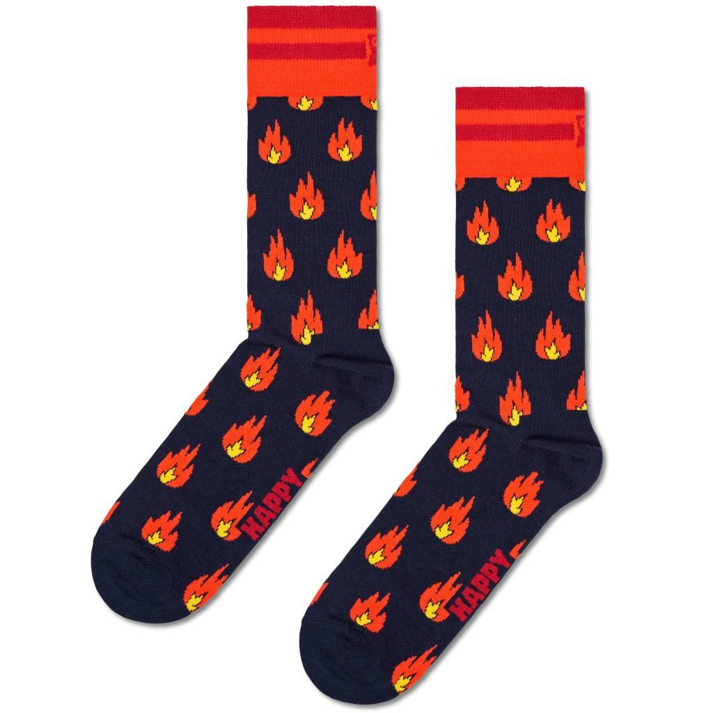 HAPPY SOCKS FLAMES SOCK en color ROJO (4)