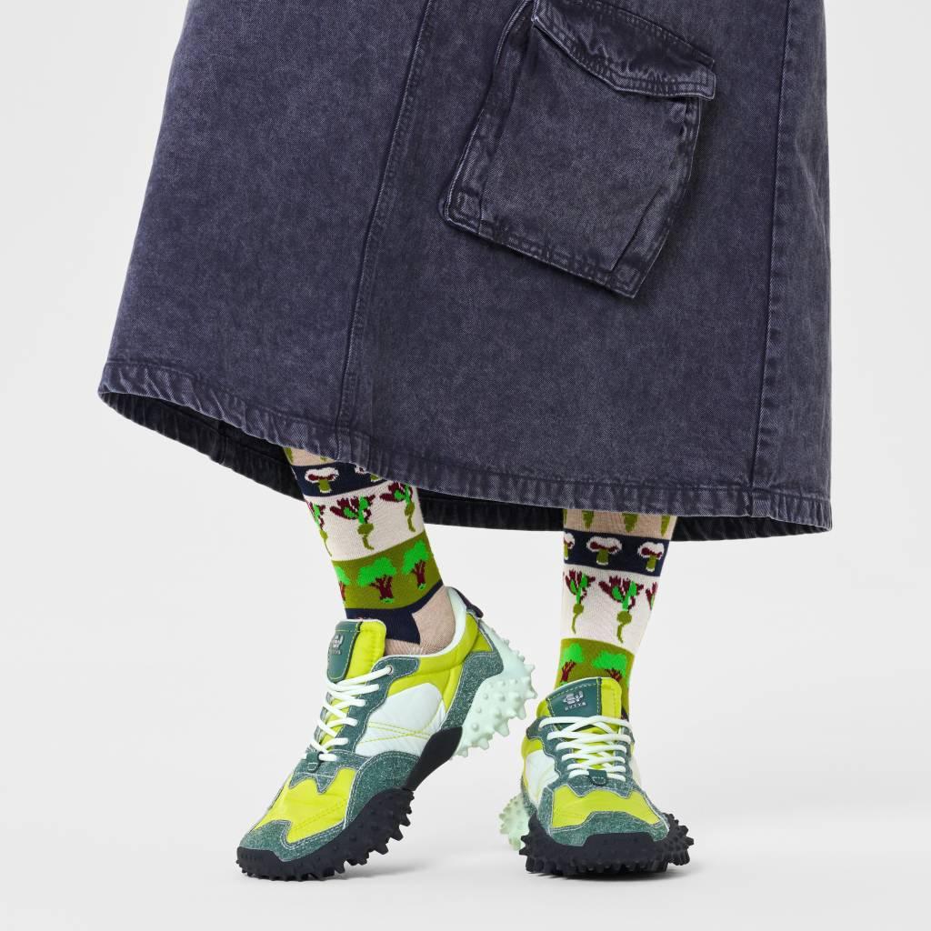 HAPPY SOCKS VEGGIE STRIPE SOCK en color BEIS (6)