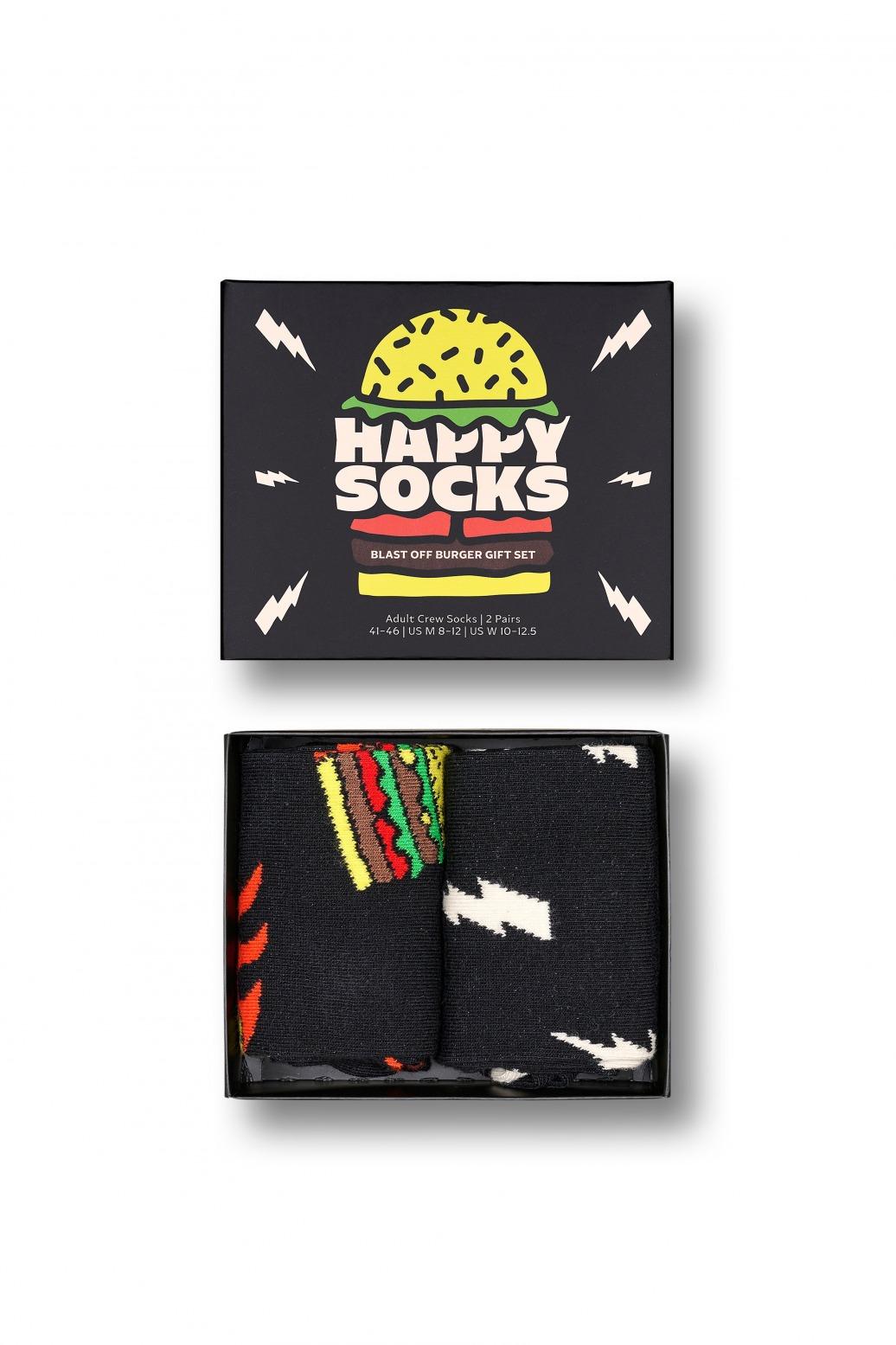 HAPPY SOCKS -PACK BLAST OFF BURGER SOC en color MULTICOLOR (1)