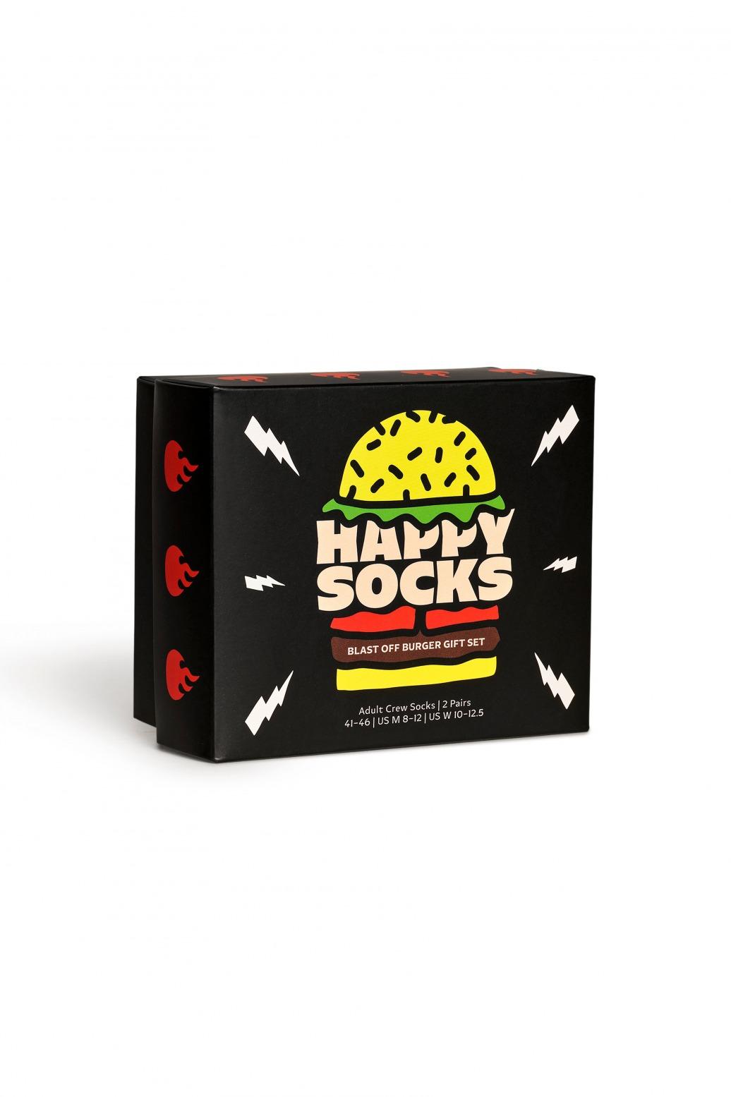 HAPPY SOCKS -PACK BLAST OFF BURGER SOC en color MULTICOLOR (3)