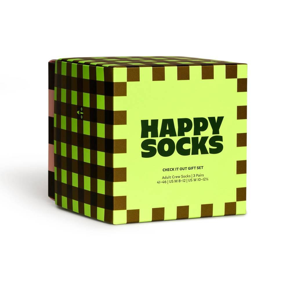 HAPPY SOCKS -PACK CHECK IT OUT SOCKS G en color MULTICOLOR (6)