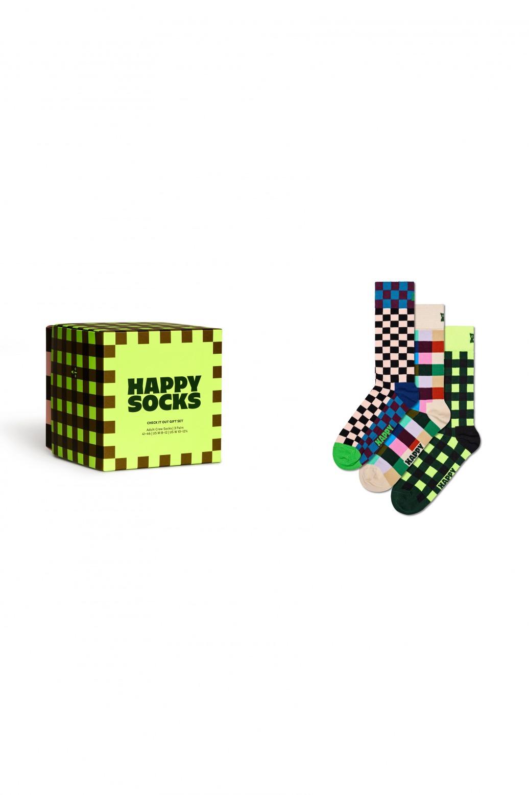 HAPPY SOCKS -PACK CHECK IT OUT SOCKS G en color MULTICOLOR (2)