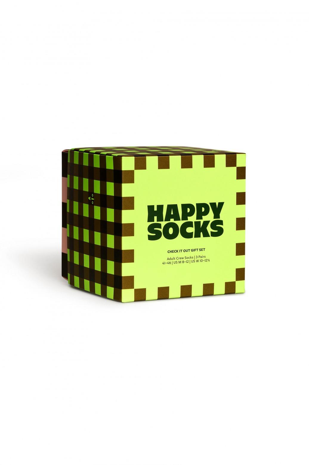 HAPPY SOCKS -PACK CHECK IT OUT SOCKS G en color MULTICOLOR (3)
