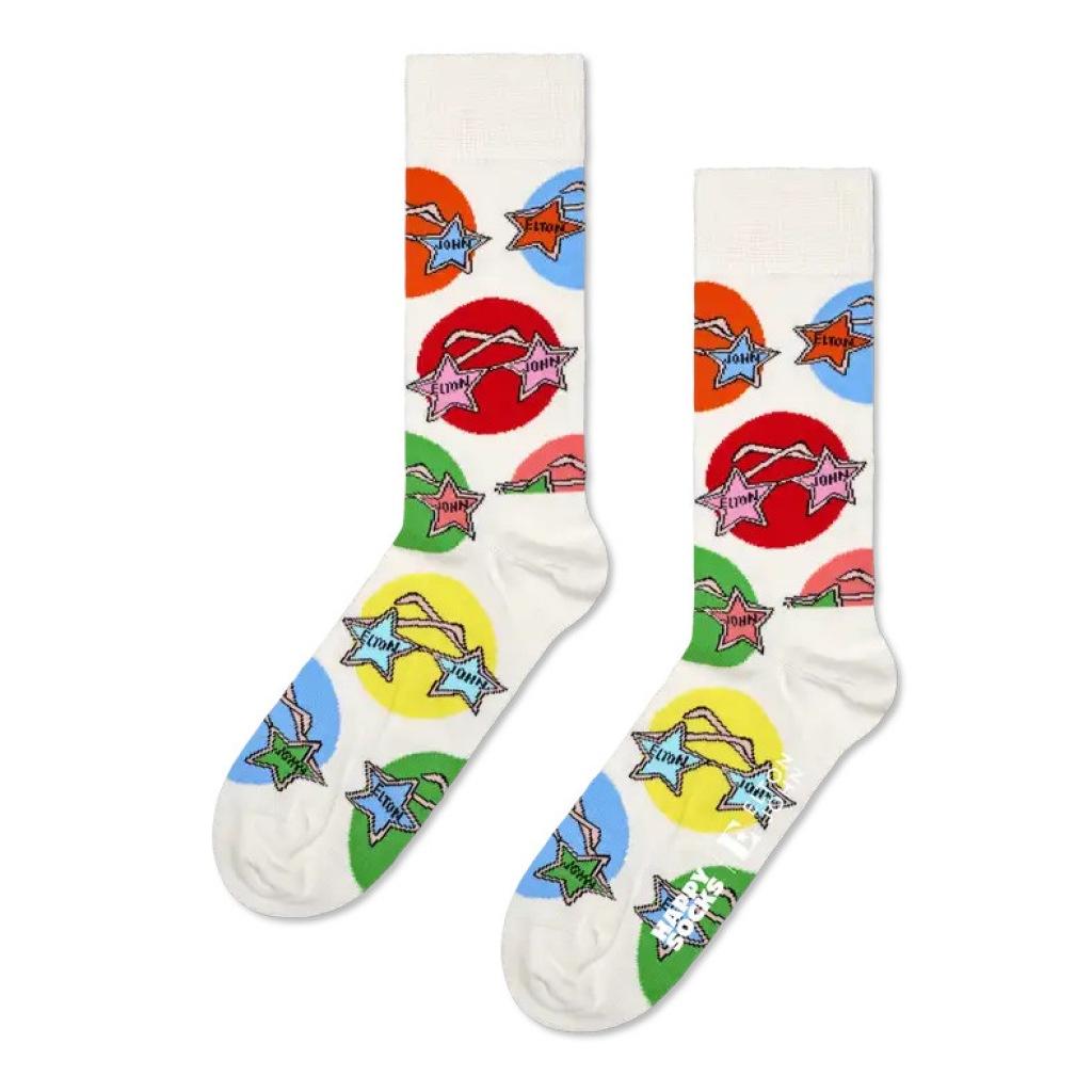 HAPPY SOCKS ELTON GLASSES en color BLANCO (3)