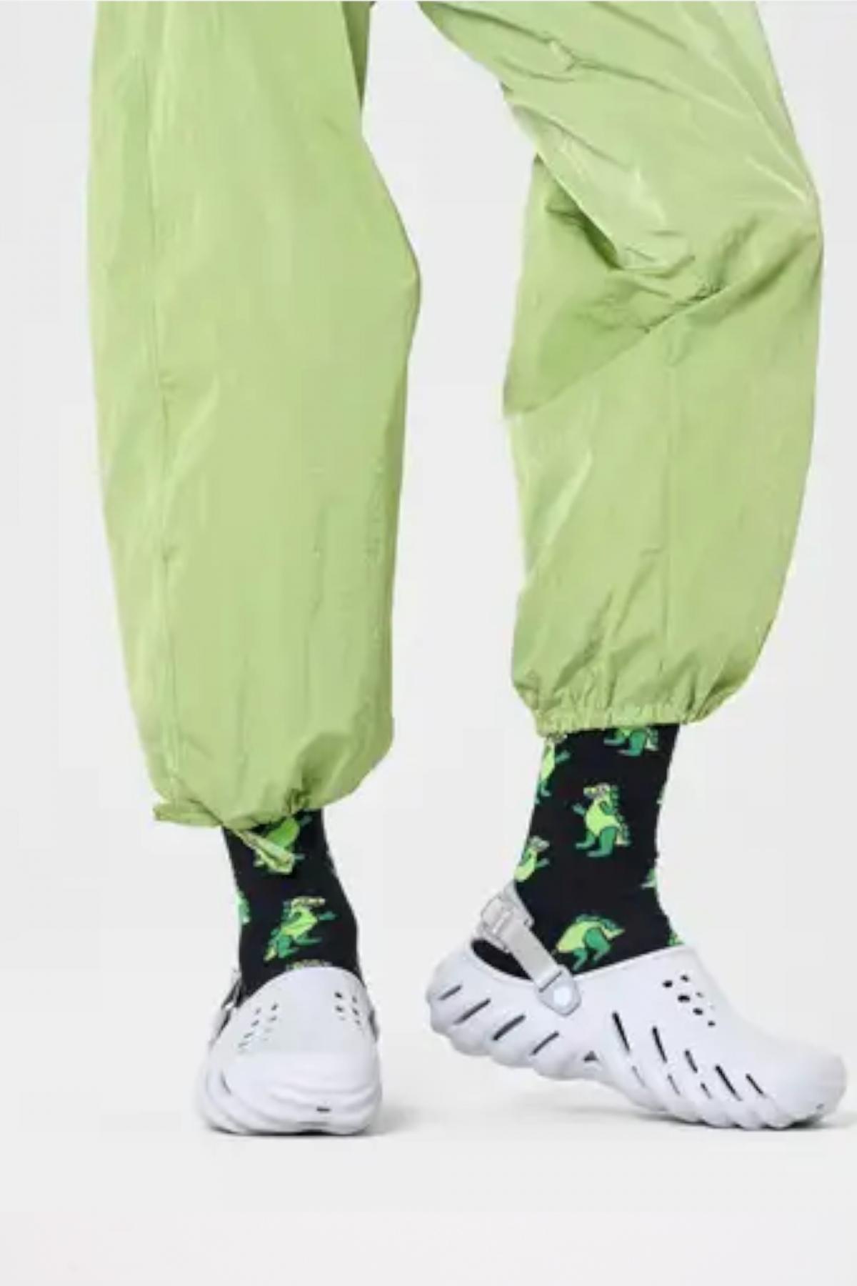 HAPPY SOCKS INFATABLE DINO en color NEGRO (2)