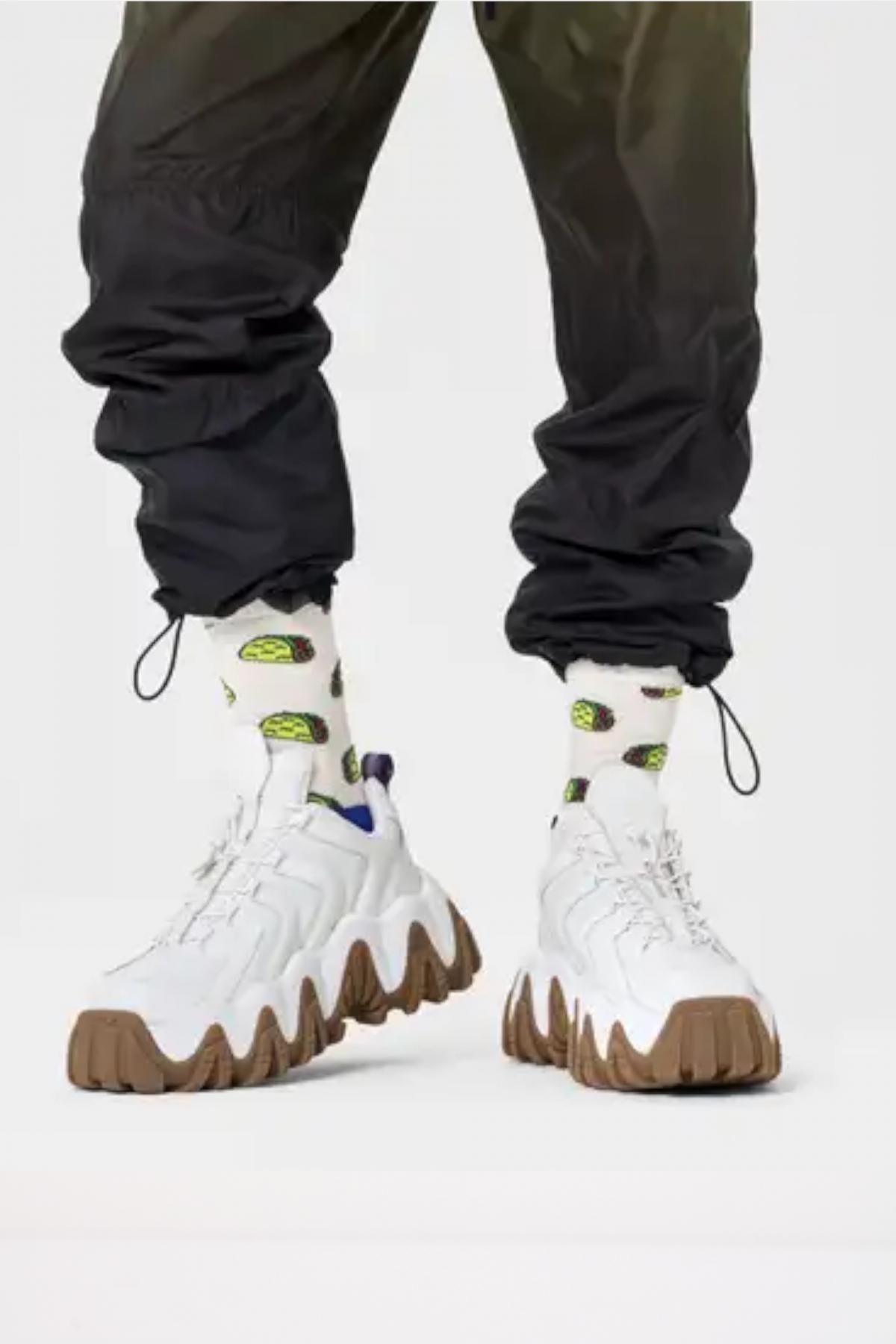 HAPPY SOCKS TACO en color BEIS (2)