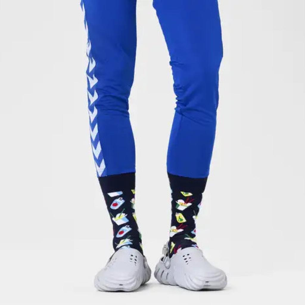 HAPPY SOCKS TAKE AWAY en color AZUL  (4)
