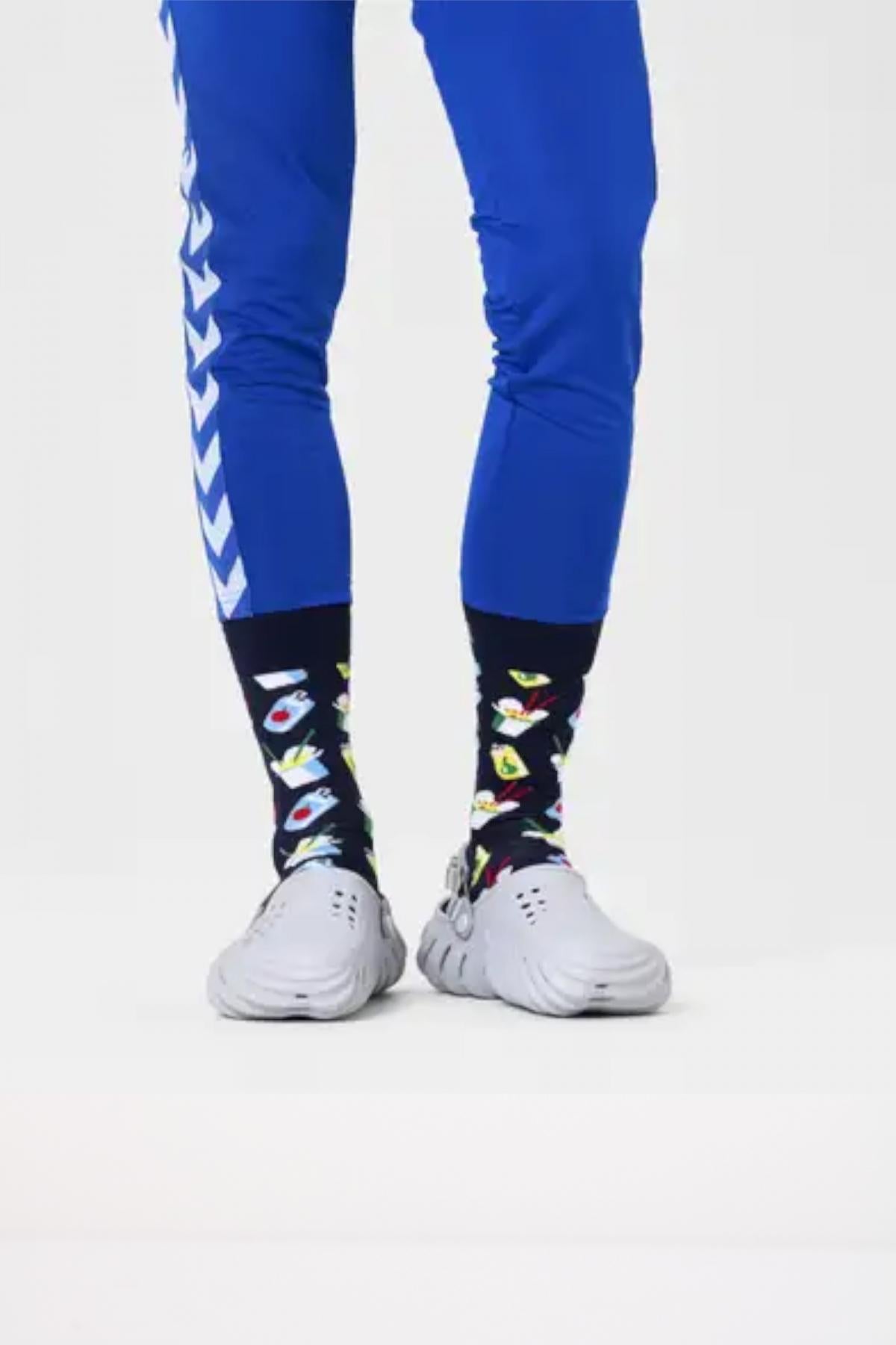 HAPPY SOCKS TAKE AWAY en color AZUL  (2)