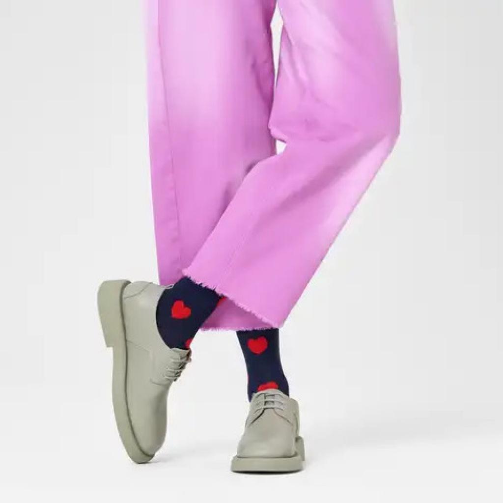 HAPPY SOCKS HEART en color AZUL (5)