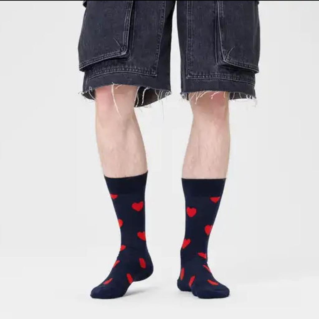 HAPPY SOCKS HEART en color AZUL (6)