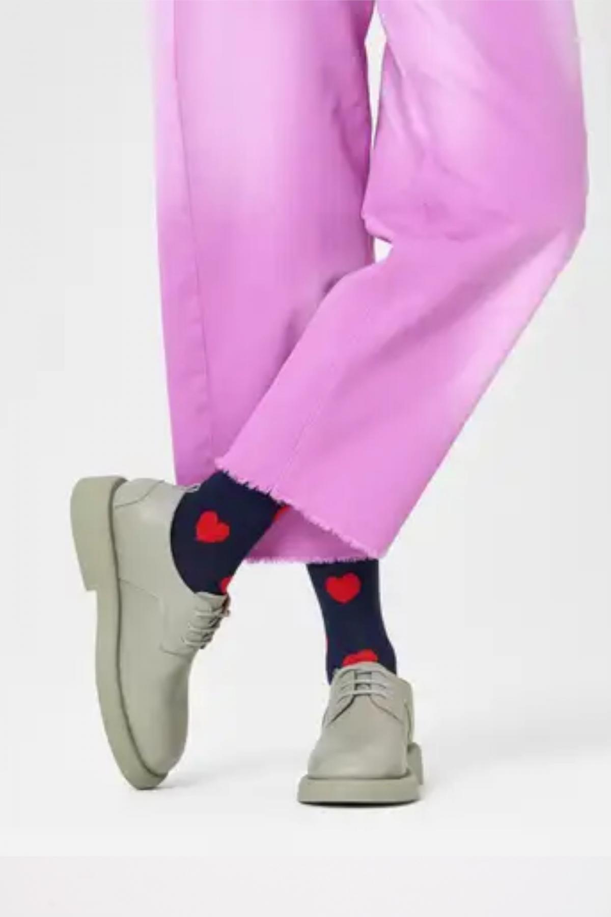 HAPPY SOCKS HEART en color AZUL (2)