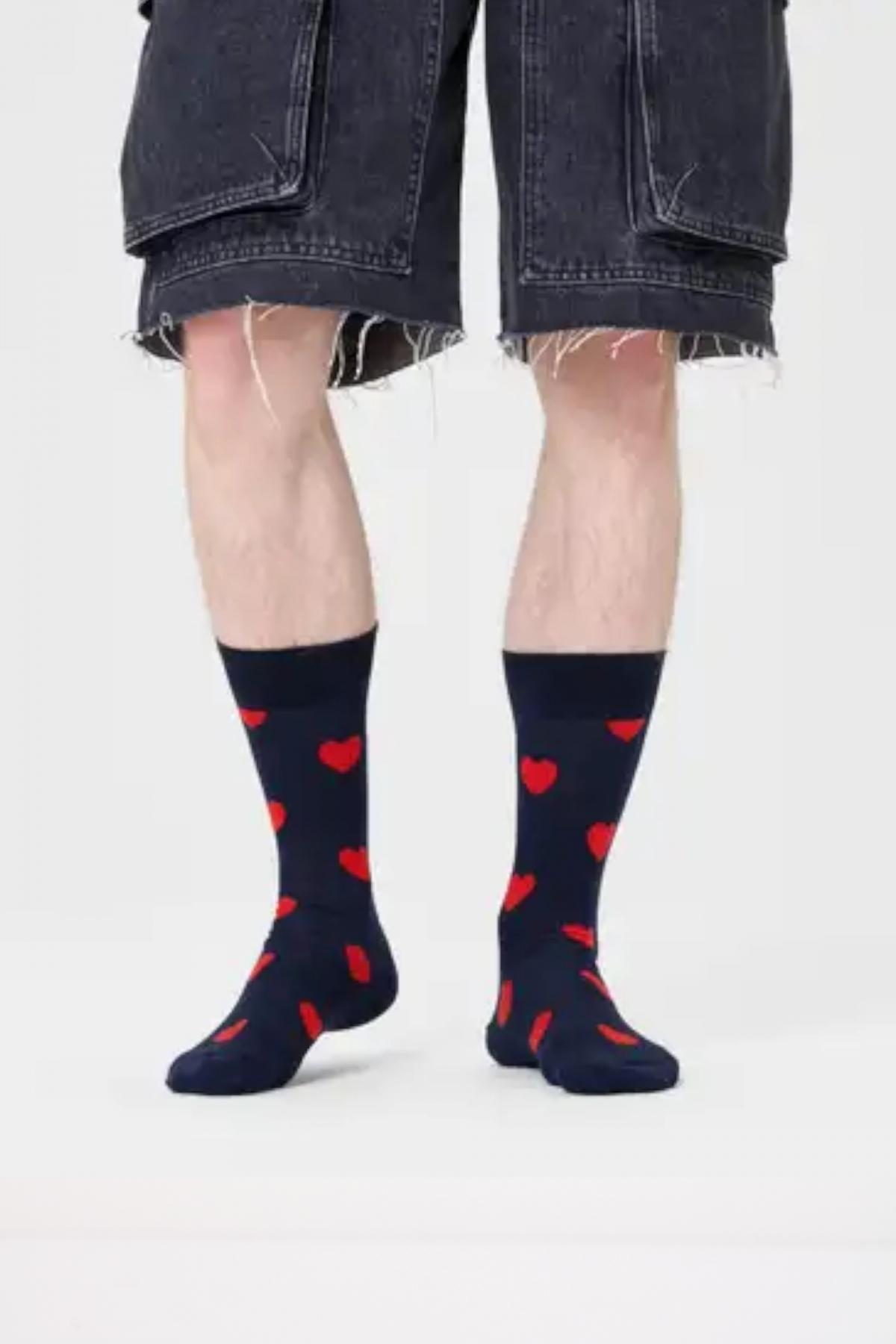 HAPPY SOCKS HEART en color AZUL (3)