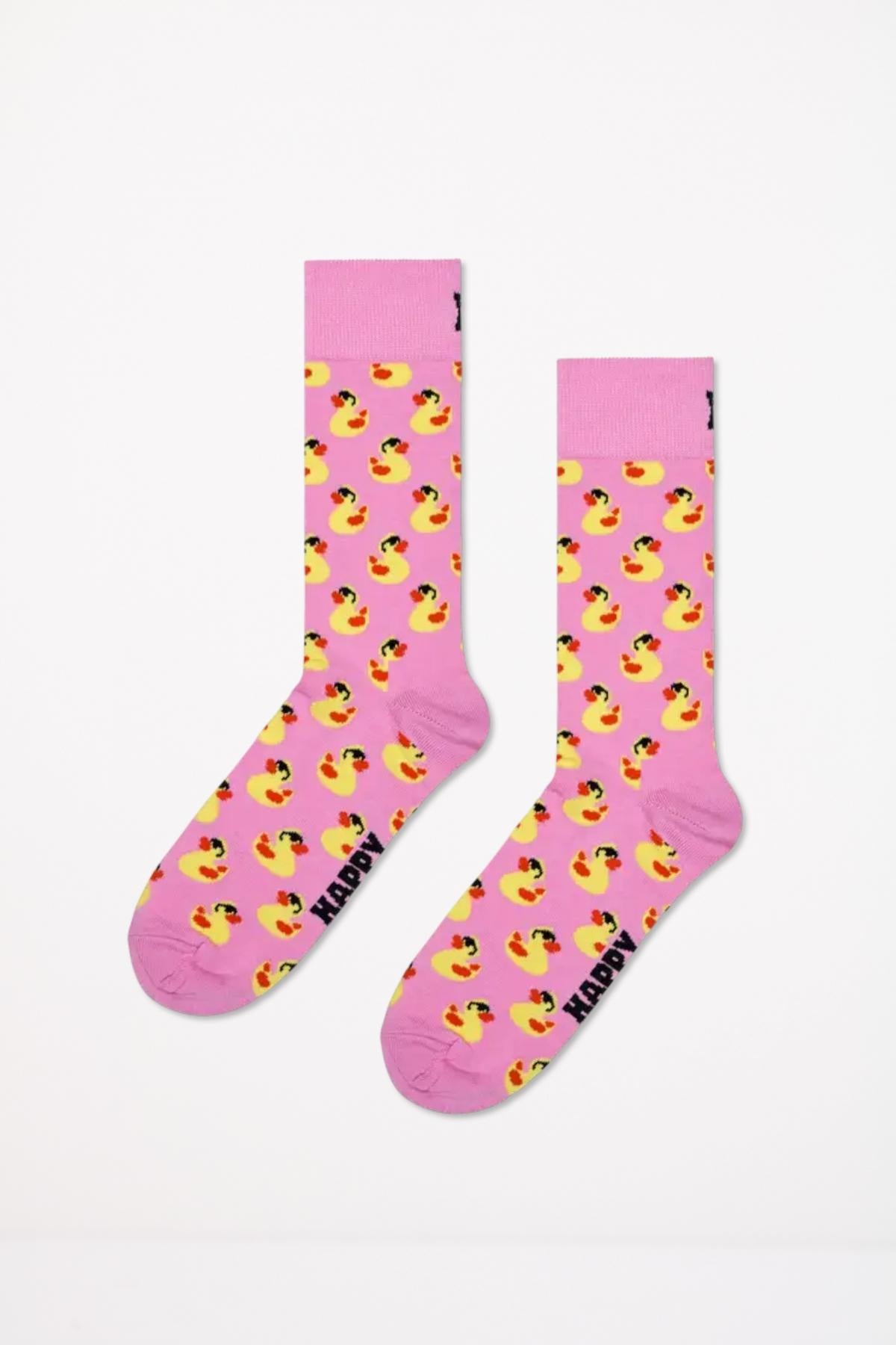 HAPPY SOCKS RUBBER DUCK en color ROSA (1)