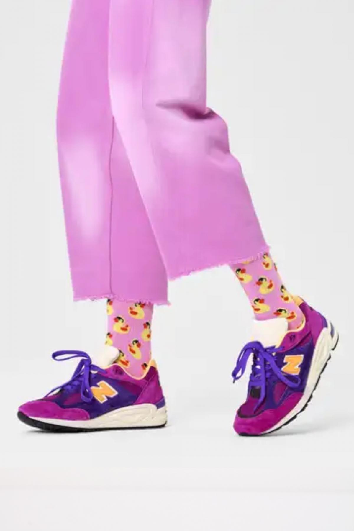 HAPPY SOCKS RUBBER DUCK en color ROSA (2)