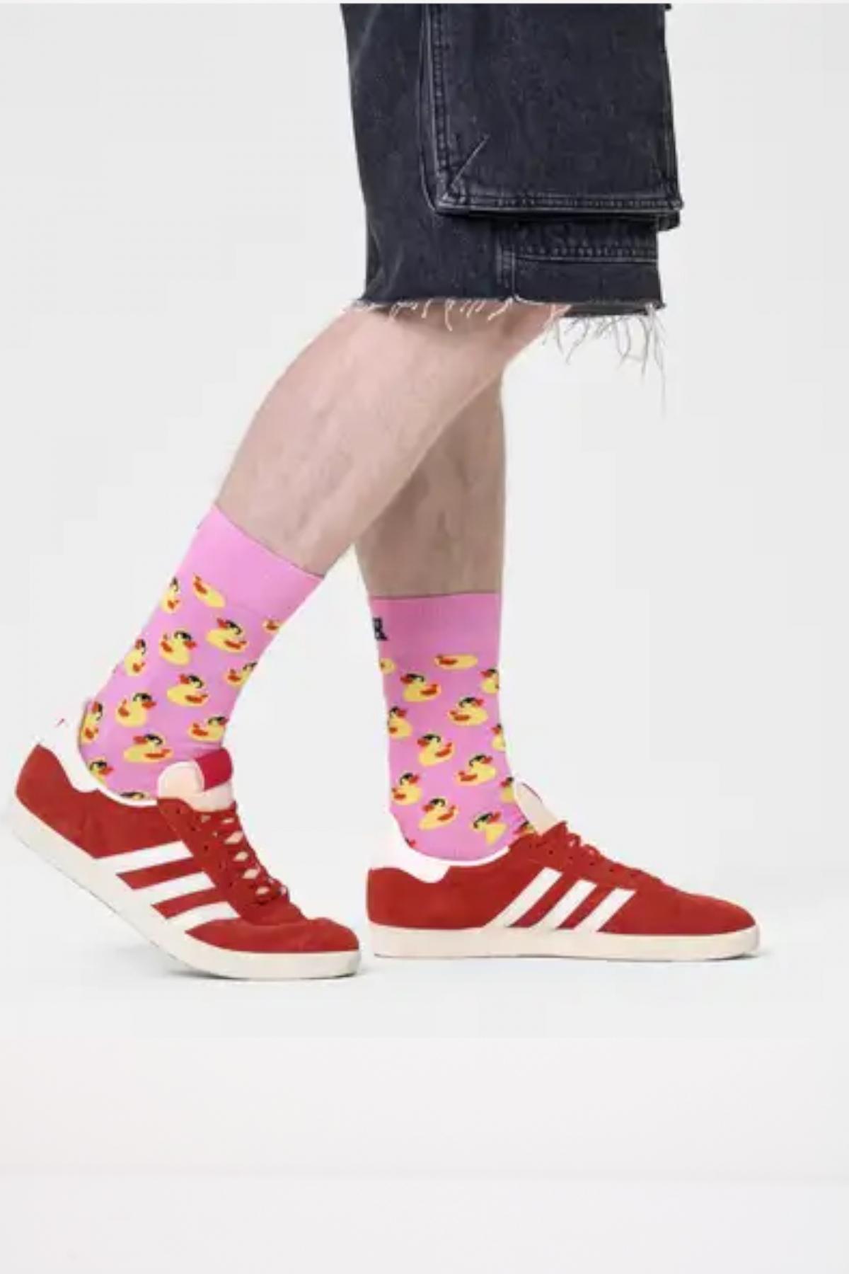 HAPPY SOCKS RUBBER DUCK en color ROSA (3)