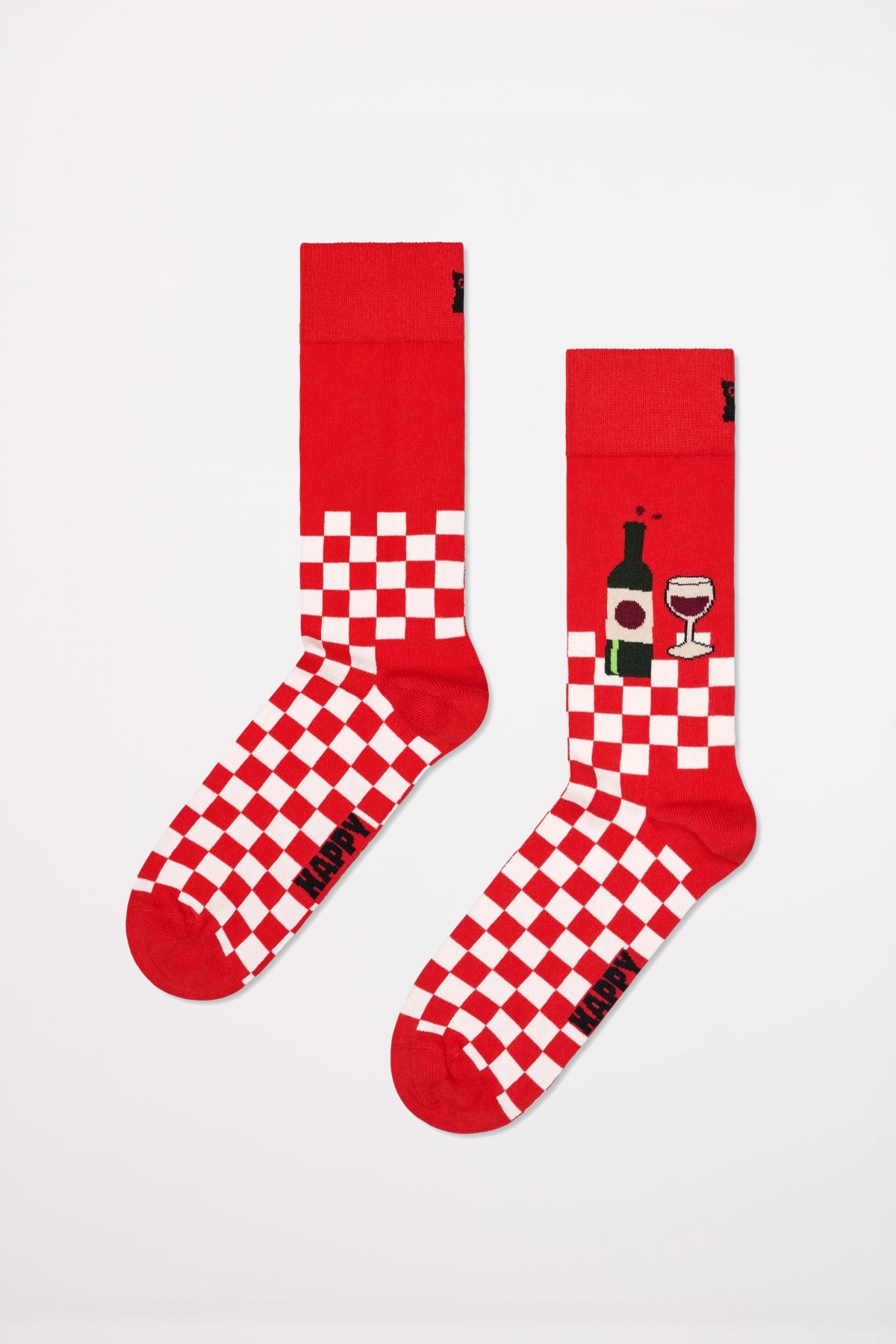 HAPPY SOCKS WINE AND DINE en color ROJO  (1)