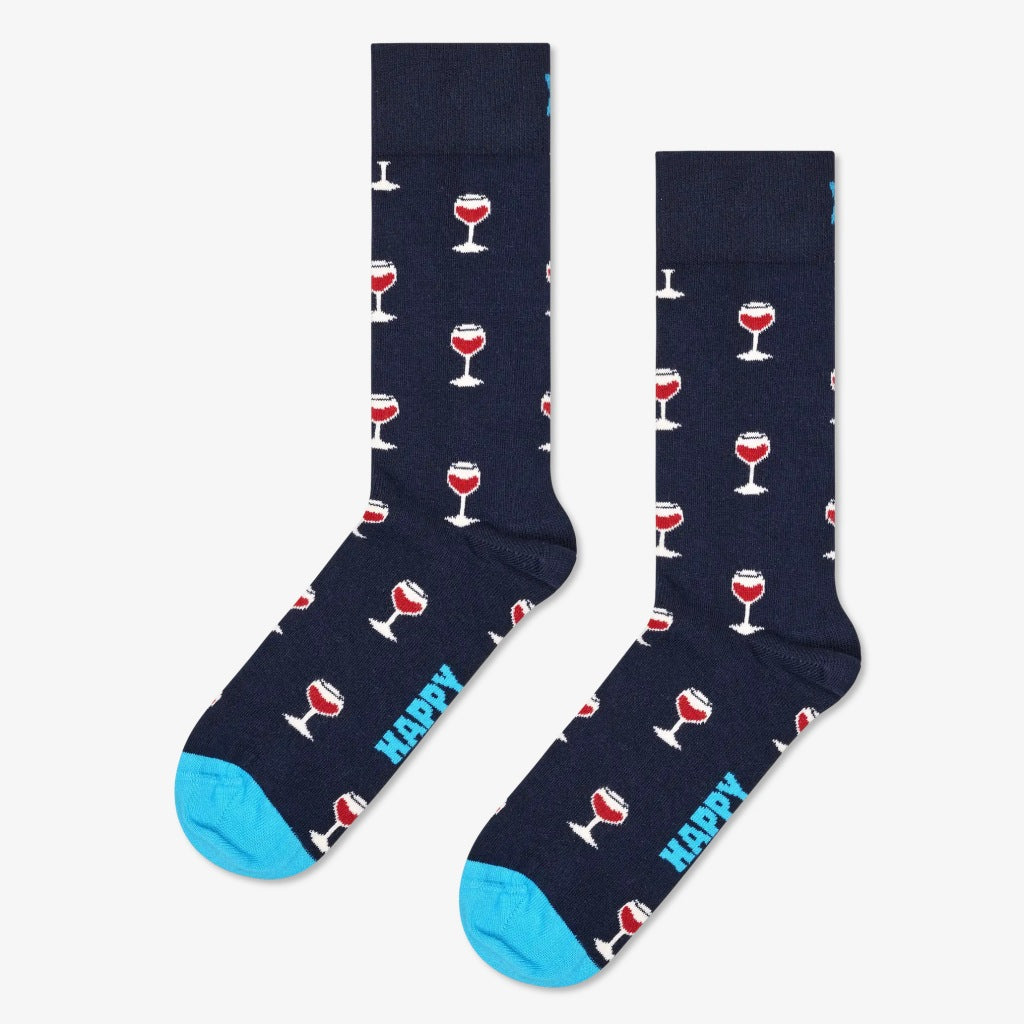 HAPPY SOCKS GLASS OF WINE SOCK en color NEGRO (3)