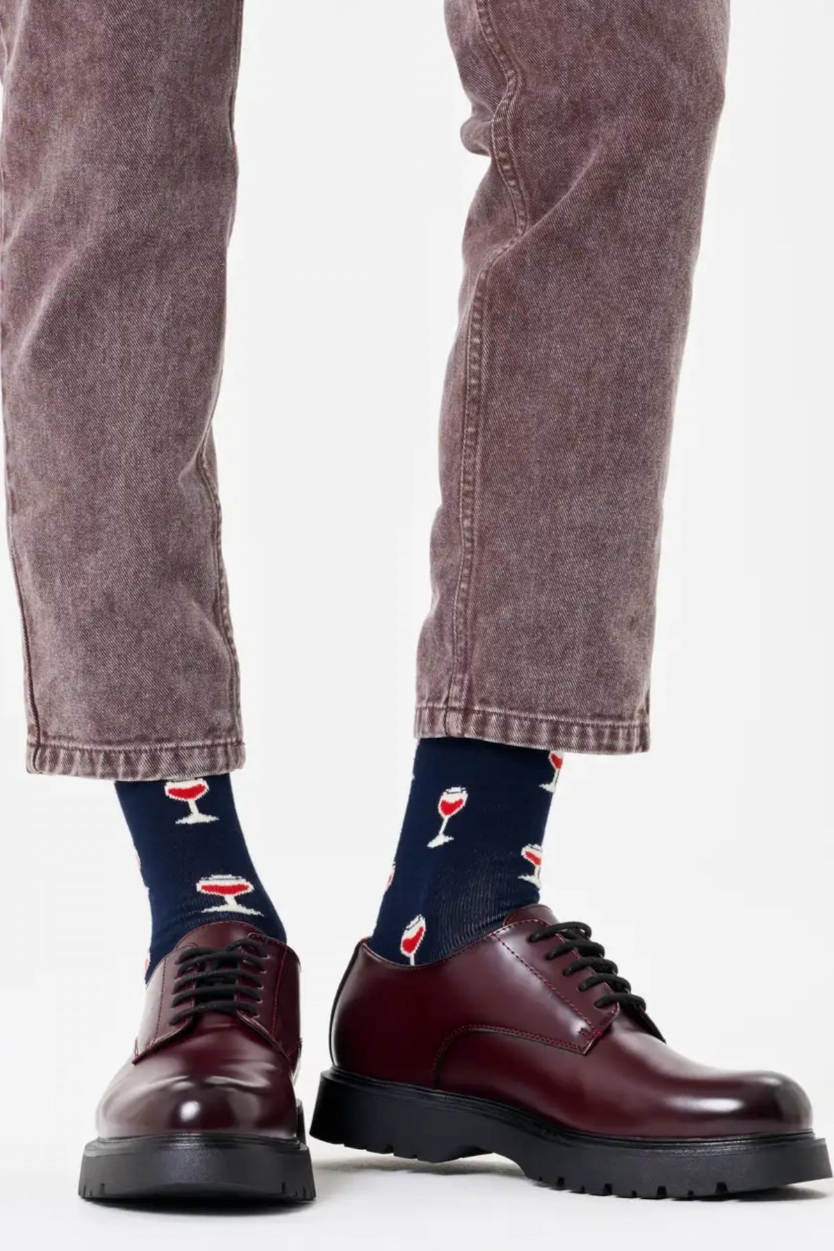 HAPPY SOCKS GLASS OF WINE SOCK en color NEGRO (2)