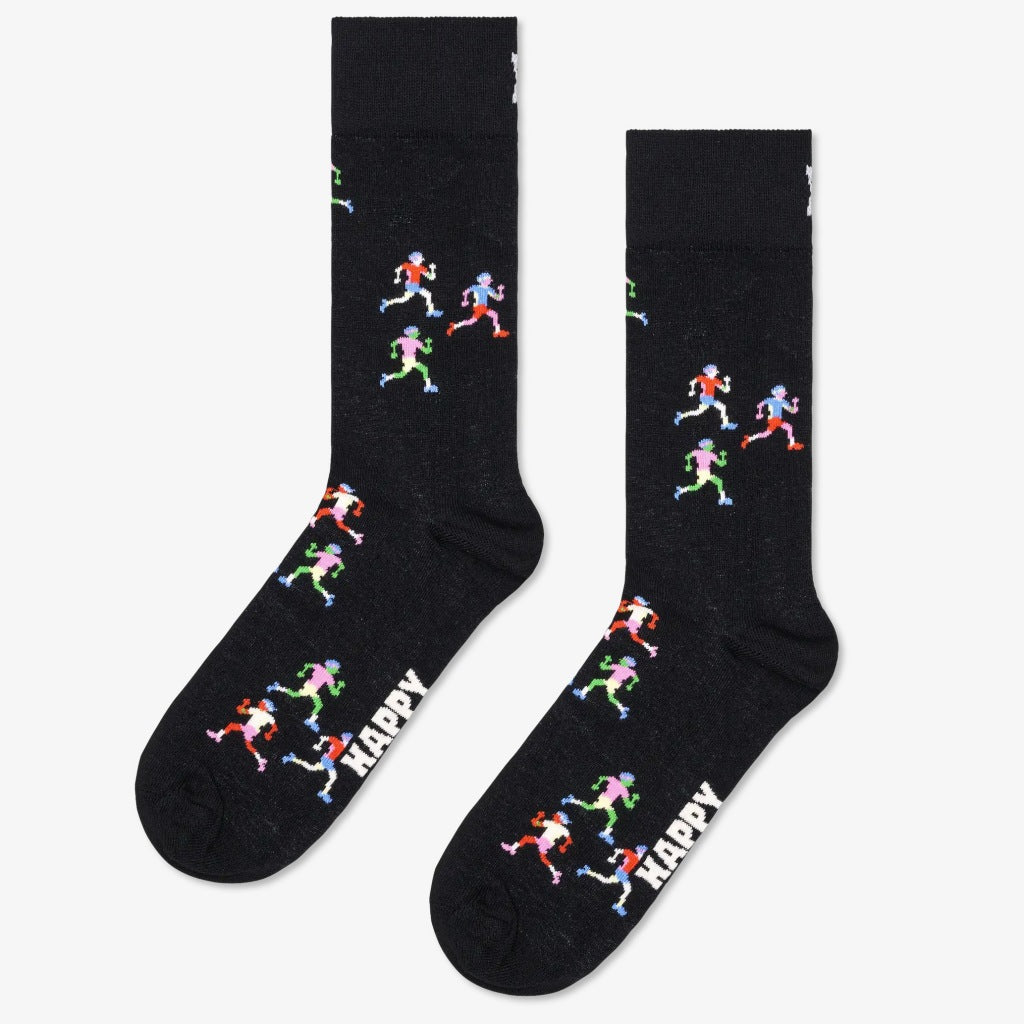 HAPPY SOCKS RUNNERS SOCK en color NEGRO (3)