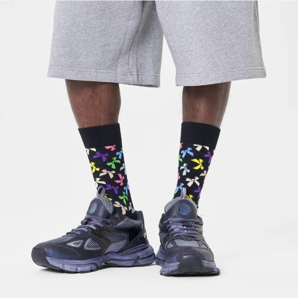 HAPPY SOCKS BOW SOCK en color NEGRO (4)
