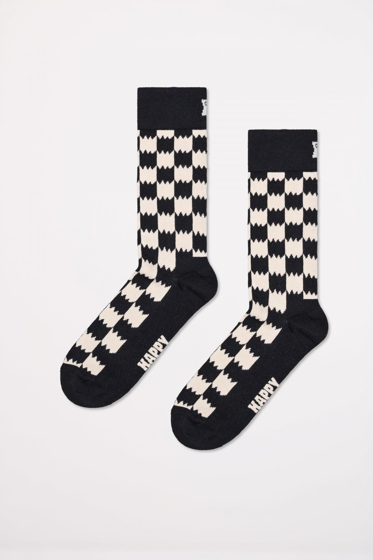HAPPY SOCKS DIZZY CHECK SOCK en color NEGRO  (1)