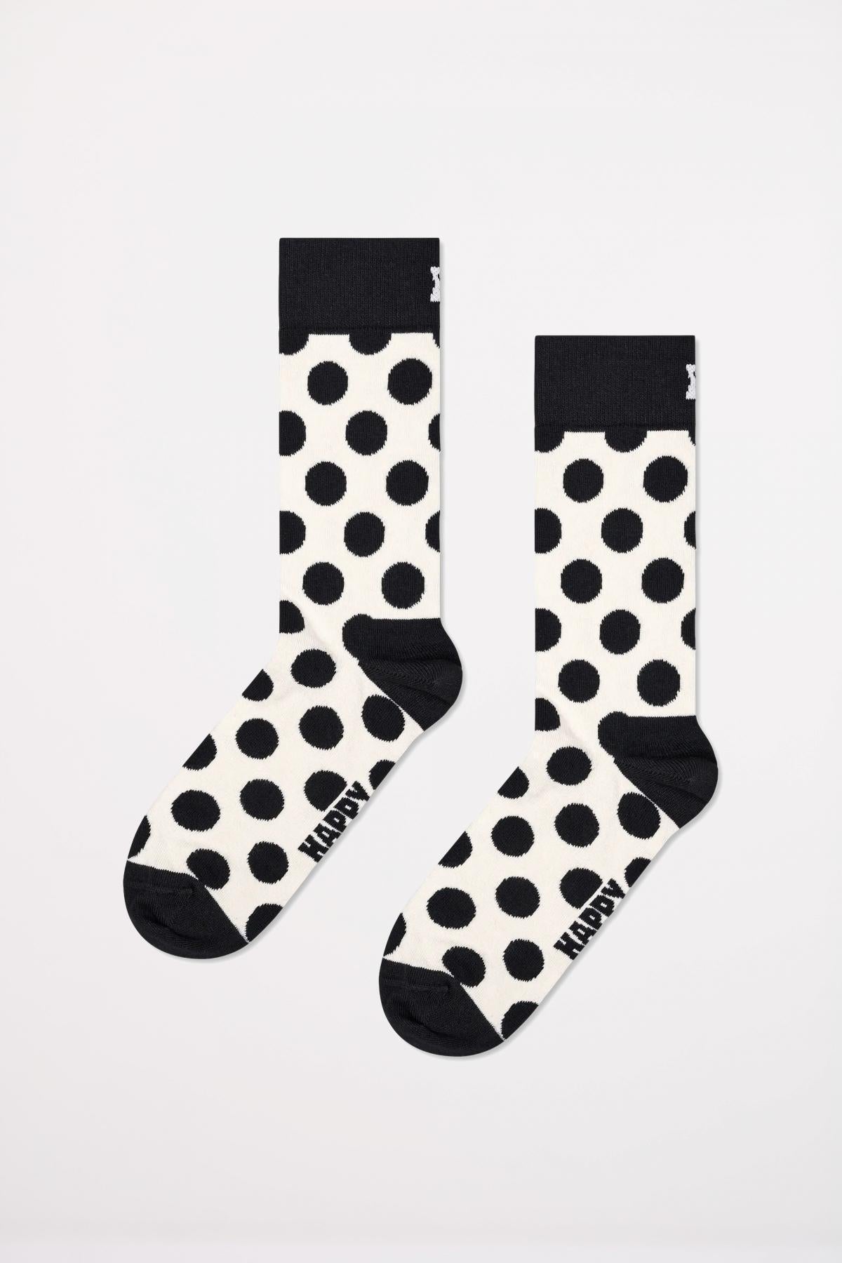 HAPPY SOCKS BIG DOT SOCK en color BLANCO (1)