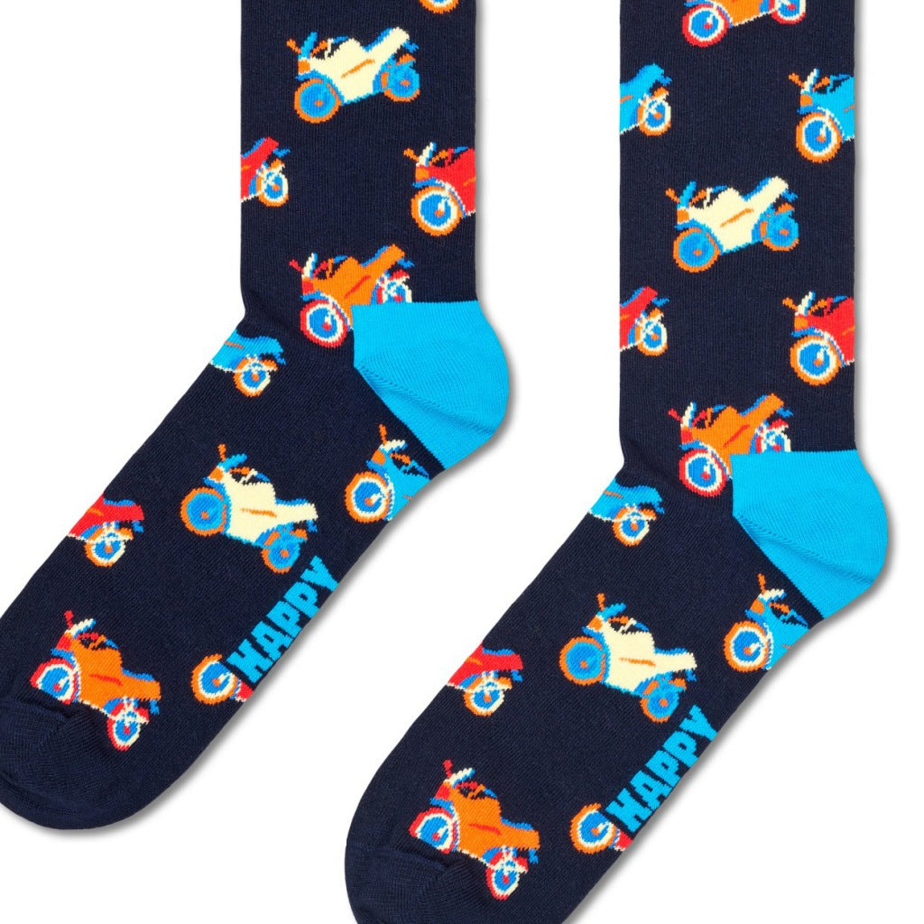 HAPPY SOCKS MOTORBIKE SOCK en color AZUL (4)