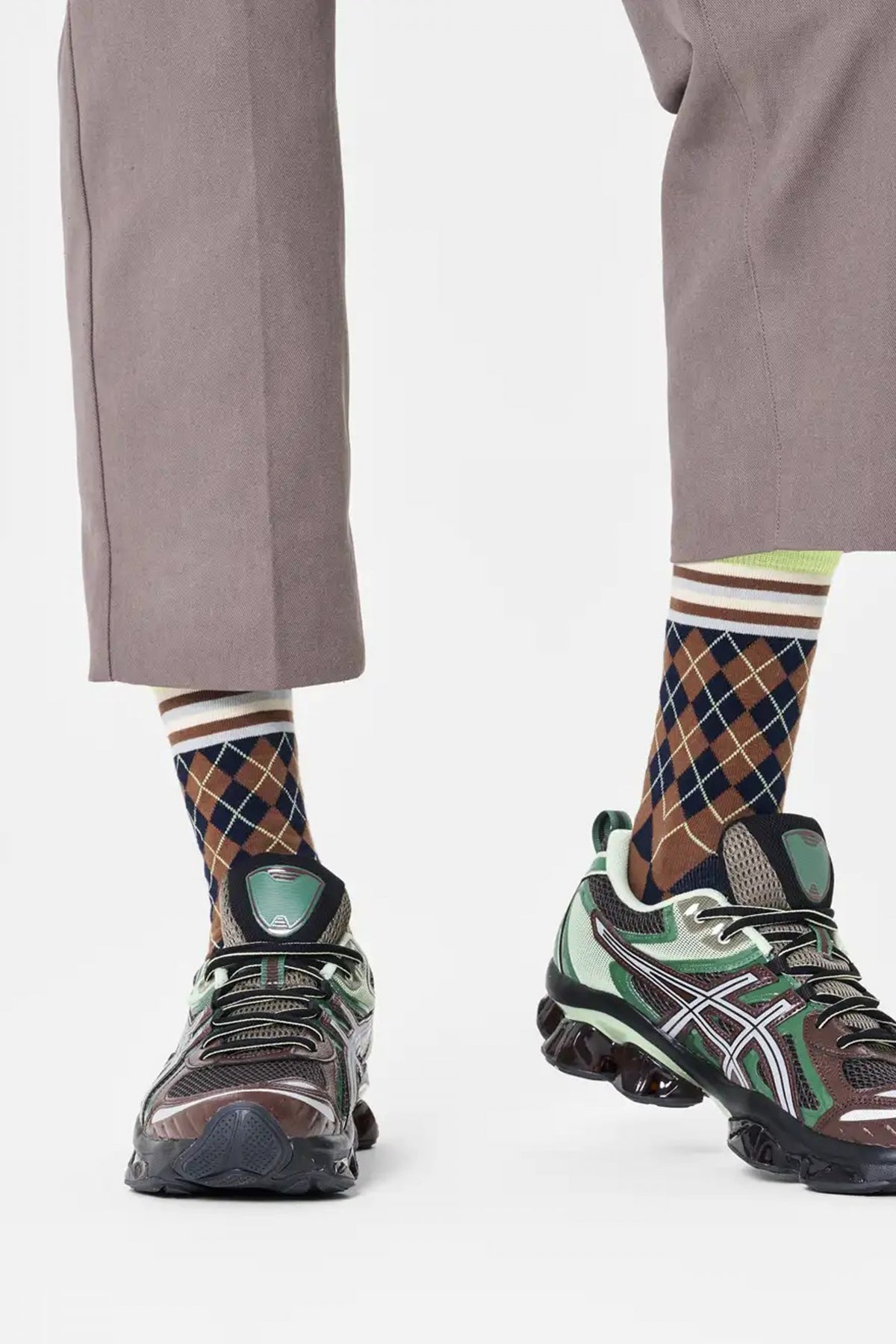 HAPPY SOCKS MIXED ARGYLE SOCK en color MARRON  (2)