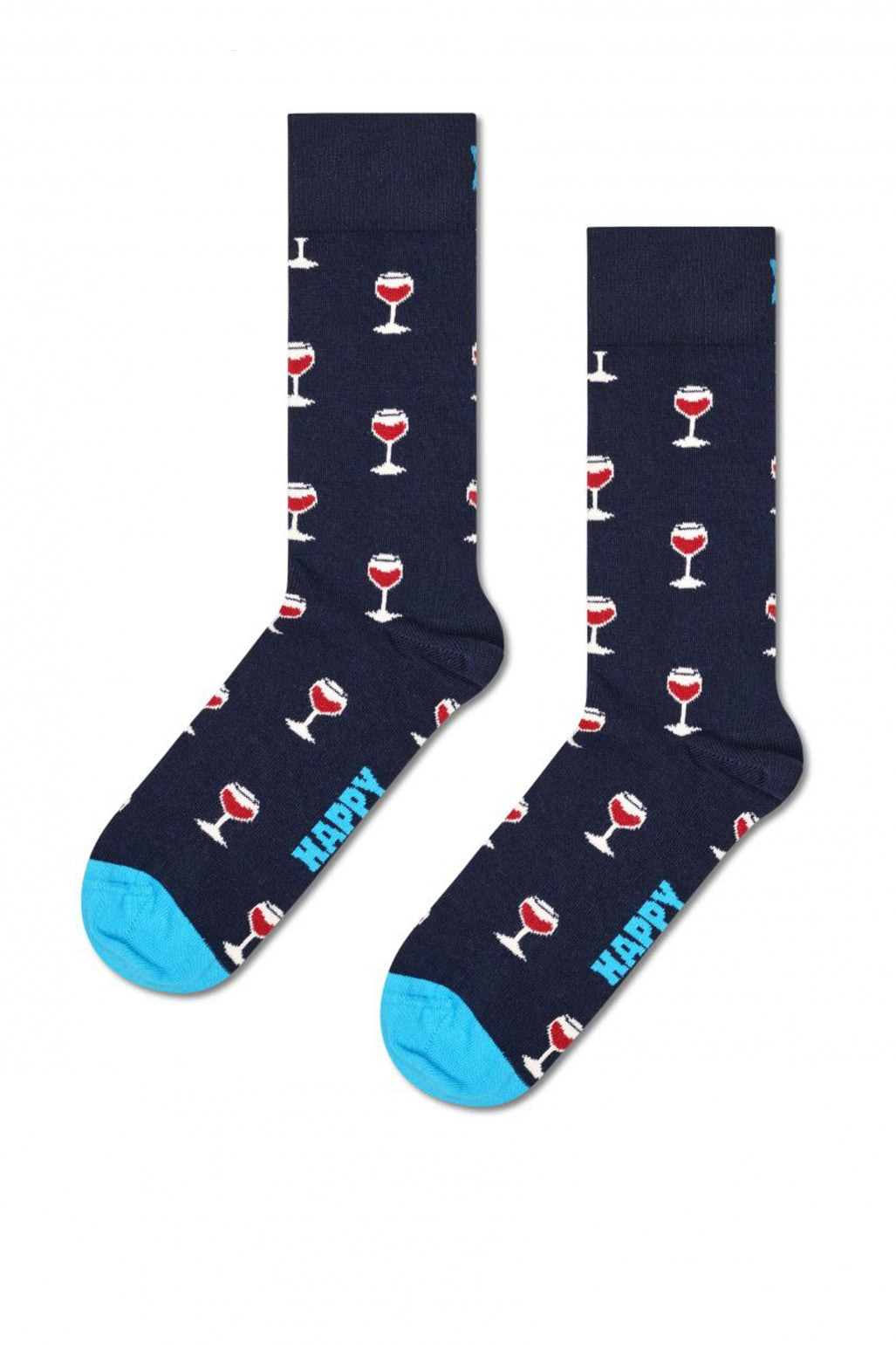 HAPPY SOCKS WINE SOCK en color ROJO (3)