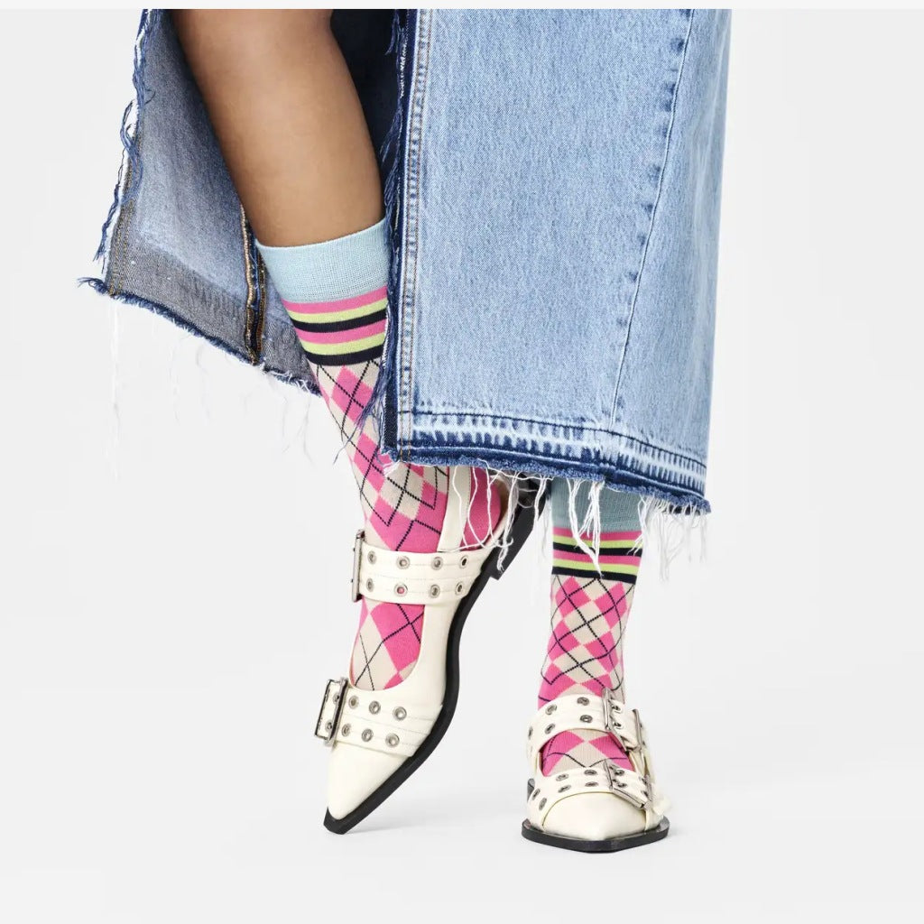 HAPPY SOCKS MIXED ARGYLE SOCK en color ROSA (4)