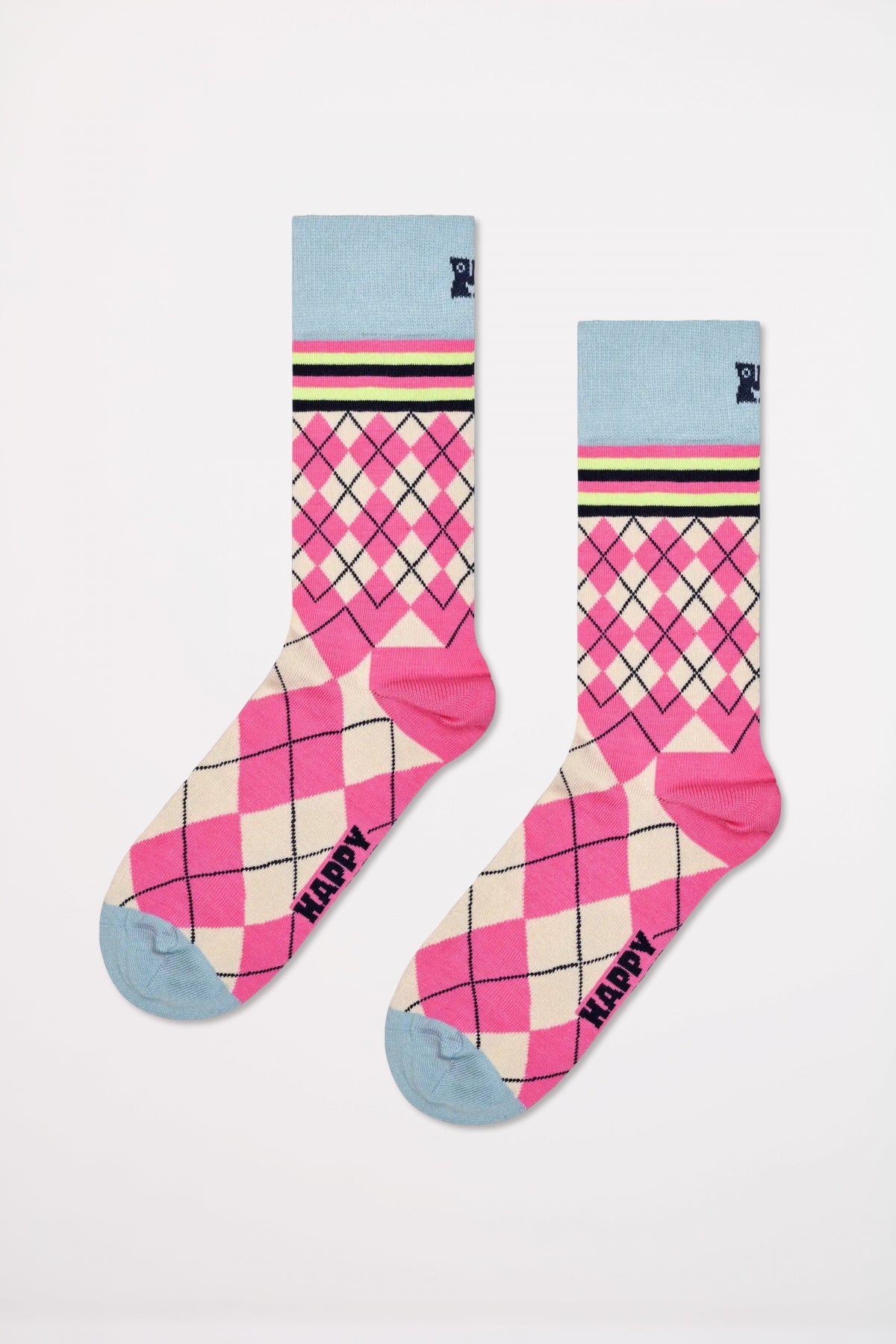 HAPPY SOCKS MIXED ARGYLE SOCK en color ROSA (1)