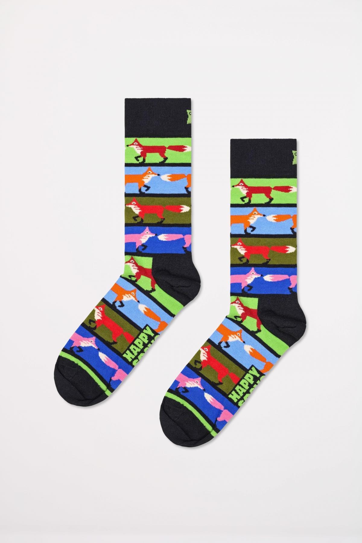 HAPPY SOCKS FOX STRIPE SOCK en color MULTICOLOR (1)