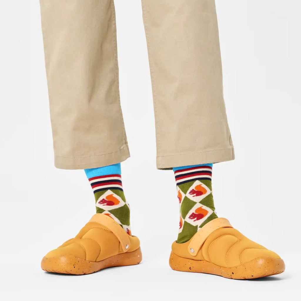 HAPPY SOCKS SQUIRREL ARGYLE SOCK en color VERDE (4)