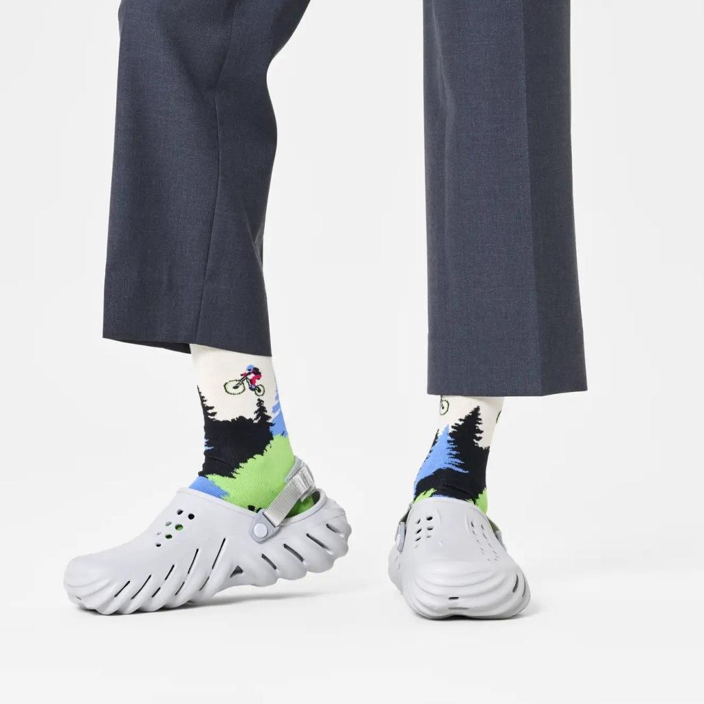 HAPPY SOCKS MOUNTAIN BIKE SOCK en color VERDE (4)