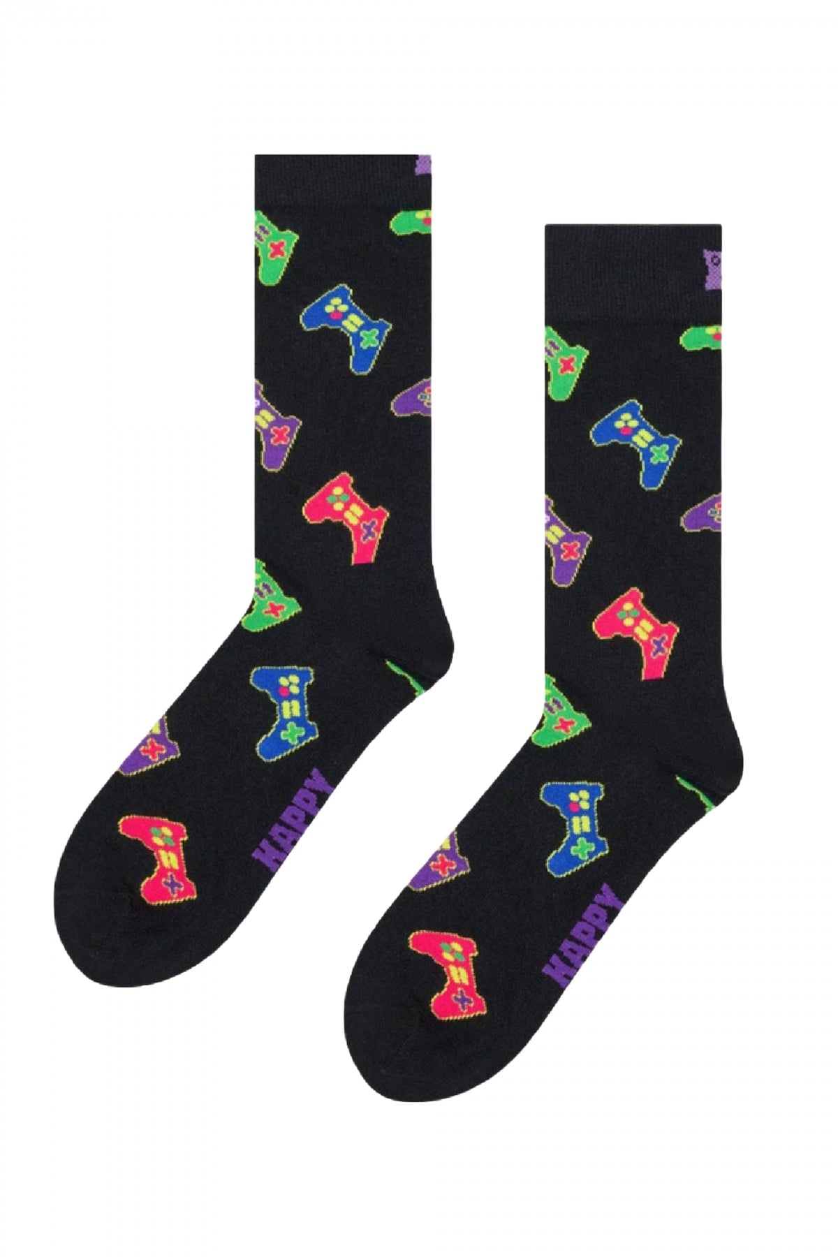 HAPPY SOCKS CONTROLLER en color NEGRO (1)