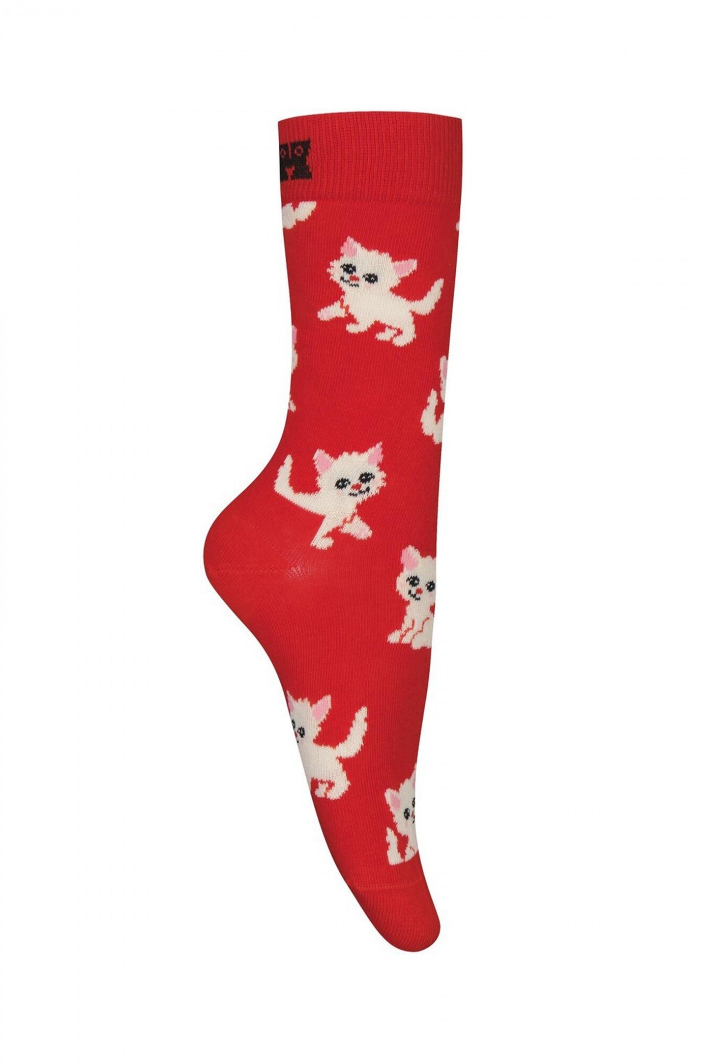 HAPPY SOCKS KITTEN en color ROJO (3)