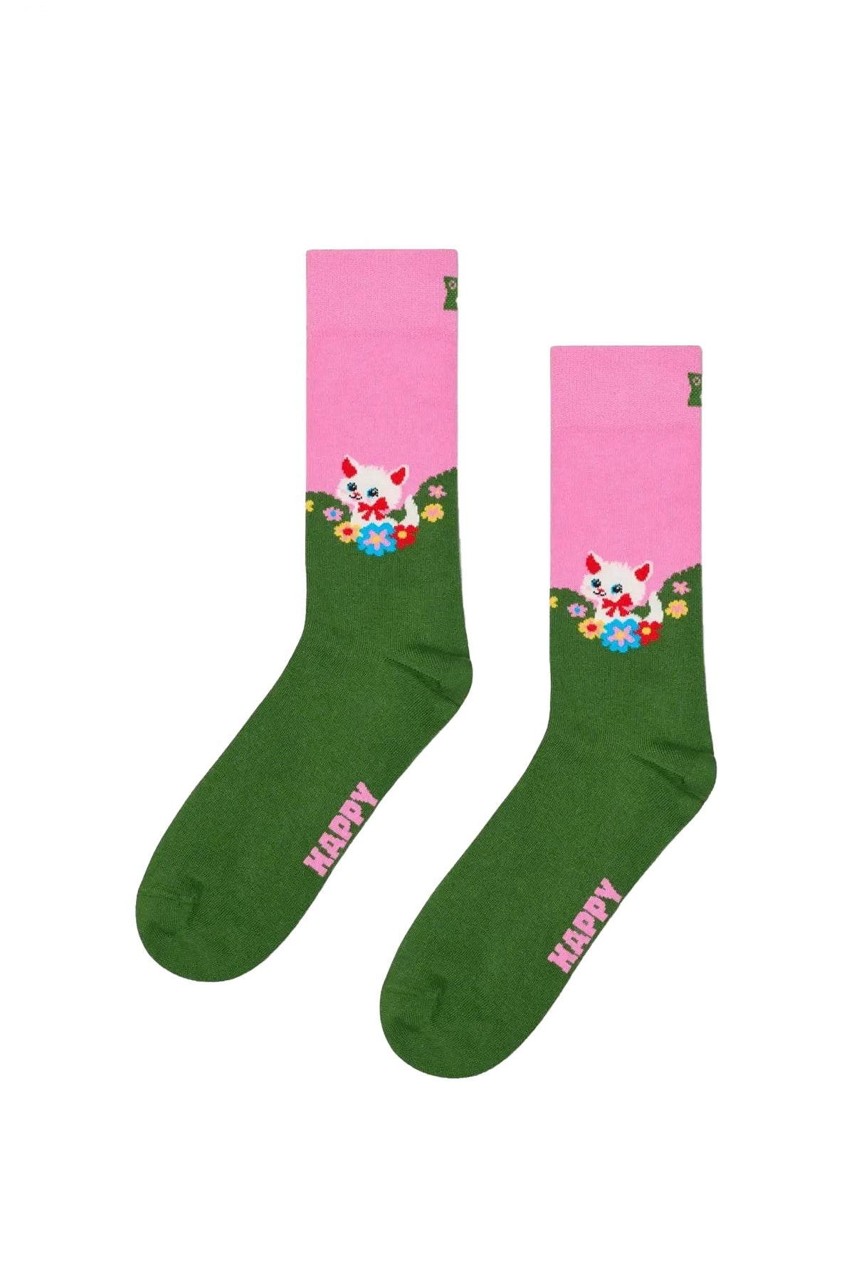 HAPPY SOCKS KITTEN AND FLOWERS en color MULTICOLOR (1)