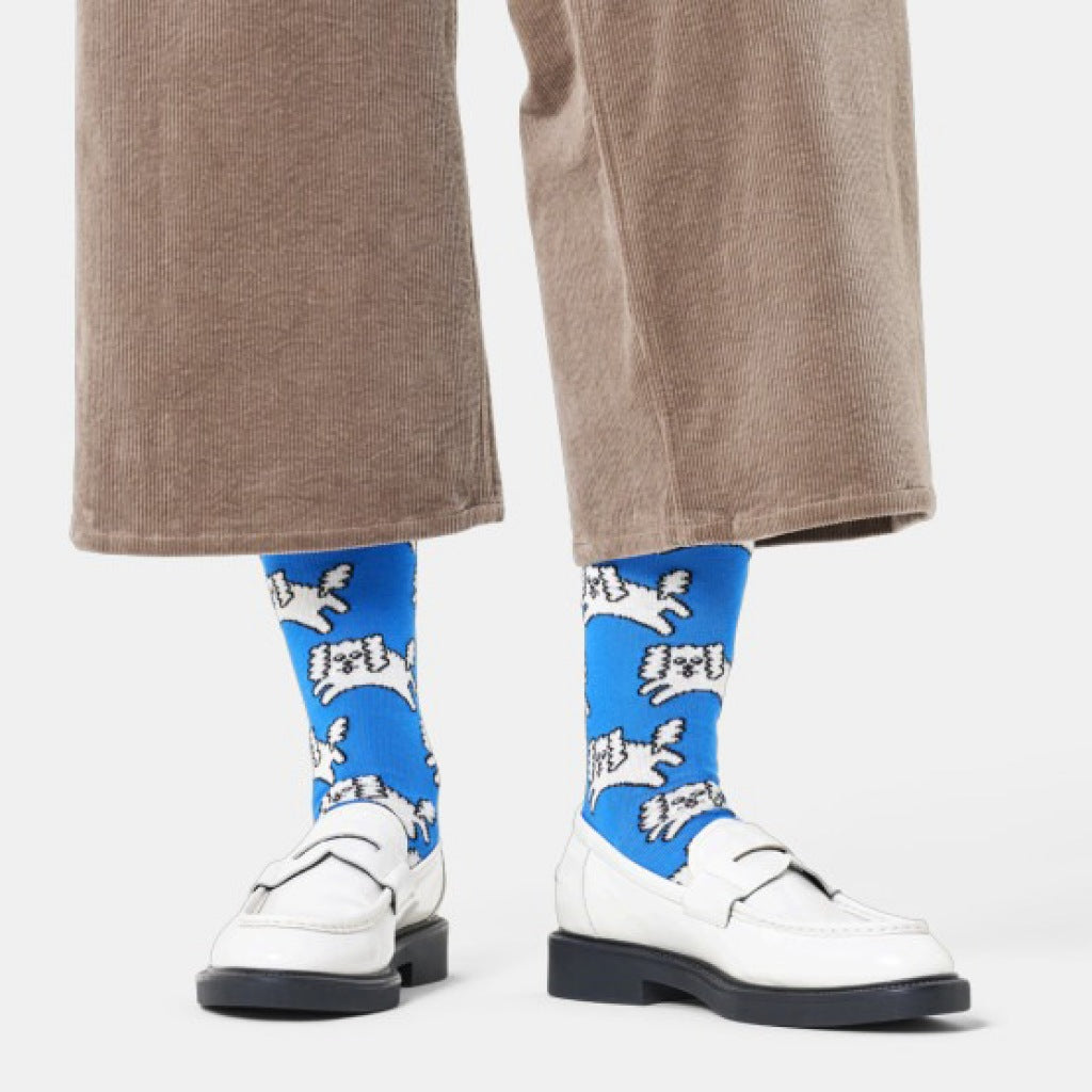 HAPPY SOCKS CLOUD DOG en color AZUL (5)