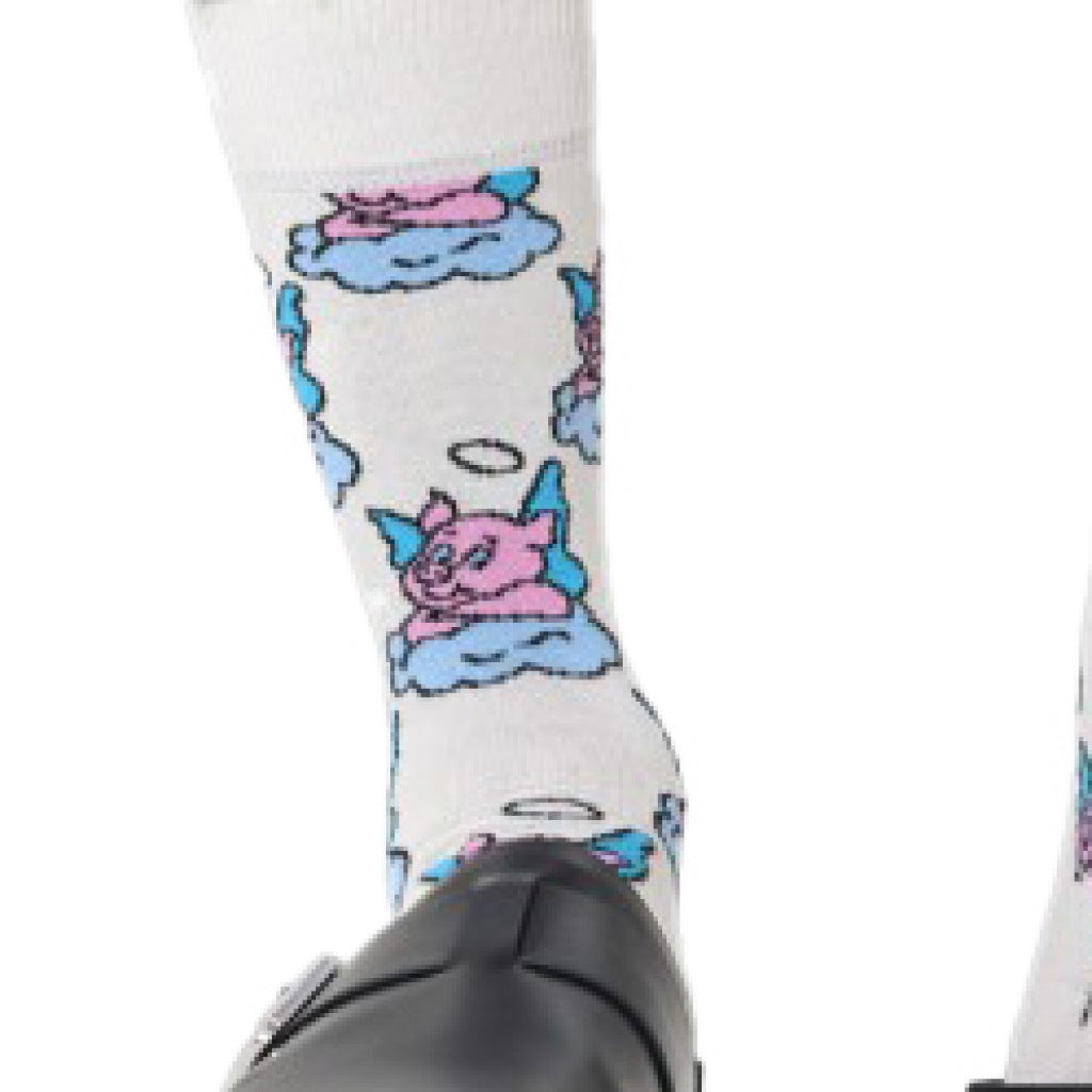 HAPPY SOCKS GOOD PIG en color BLANCO (6)