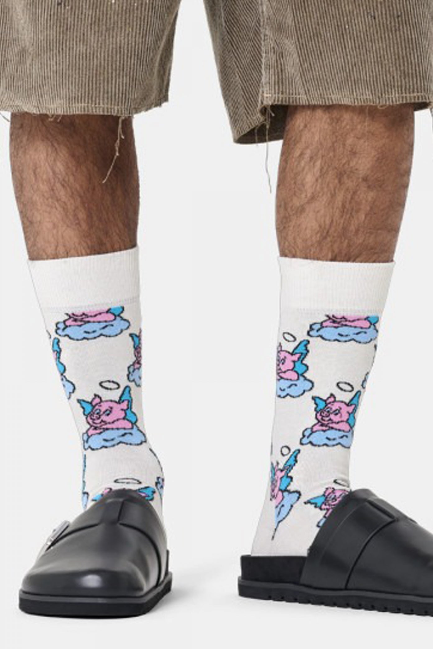 HAPPY SOCKS GOOD PIG en color BLANCO (1)
