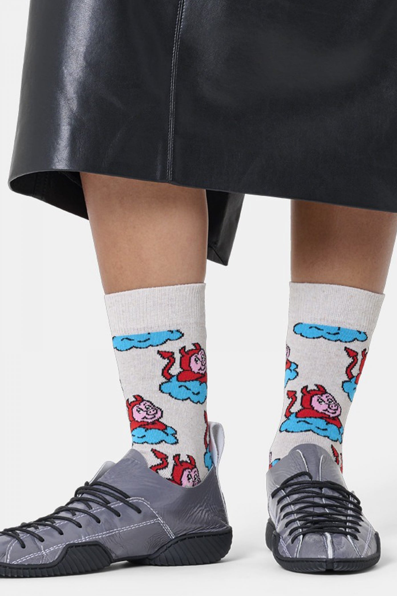 HAPPY SOCKS BAD PIG en color BEIS (1)