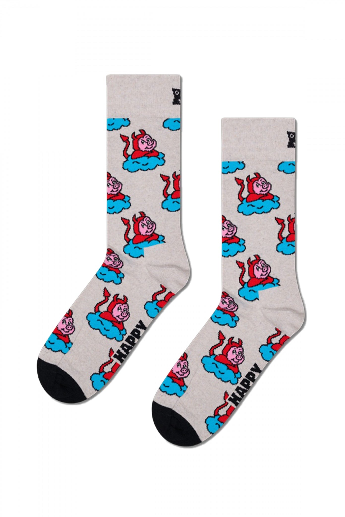 HAPPY SOCKS BAD PIG en color BEIS (2)