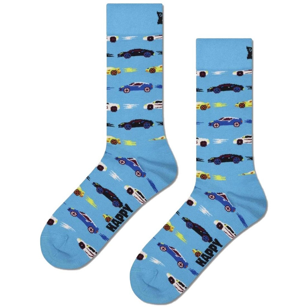 HAPPY SOCKS CAR STRIPE en color AZUL (3)