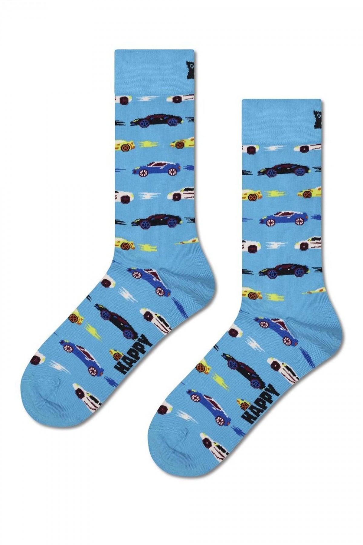 HAPPY SOCKS CAR STRIPE en color AZUL (1)