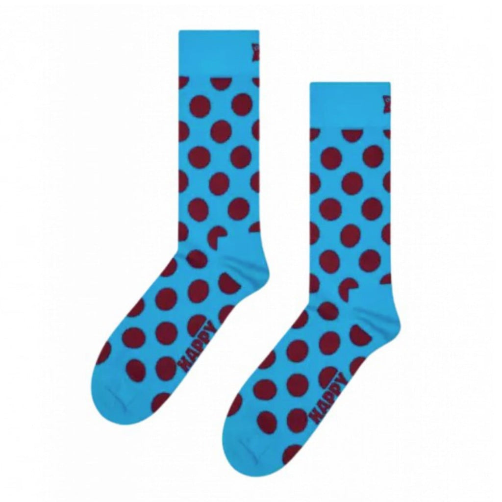 HAPPY SOCKS BIG DOT en color AZUL (4)