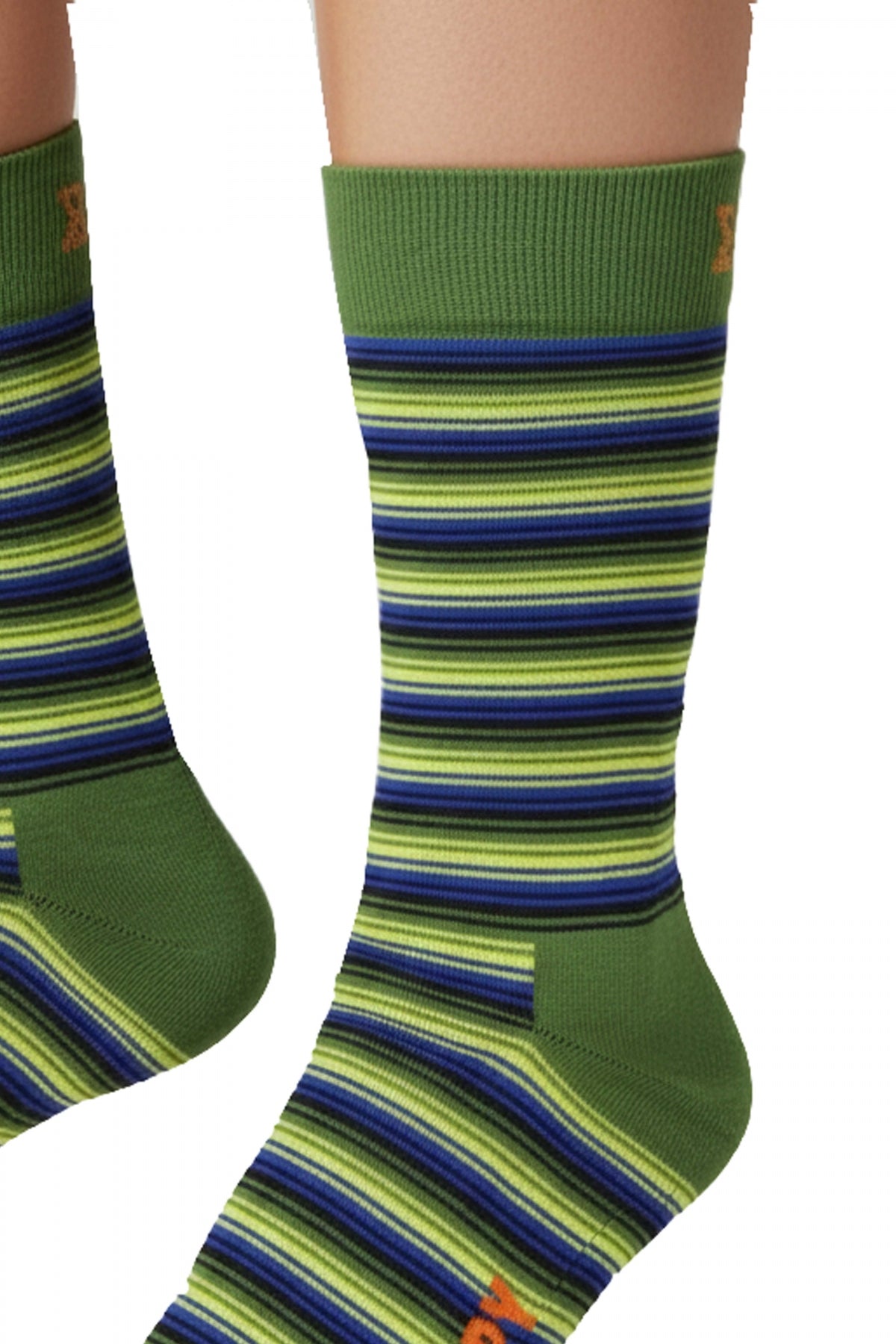 HAPPY SOCKS MINI STRIPE en color VERDE (3)