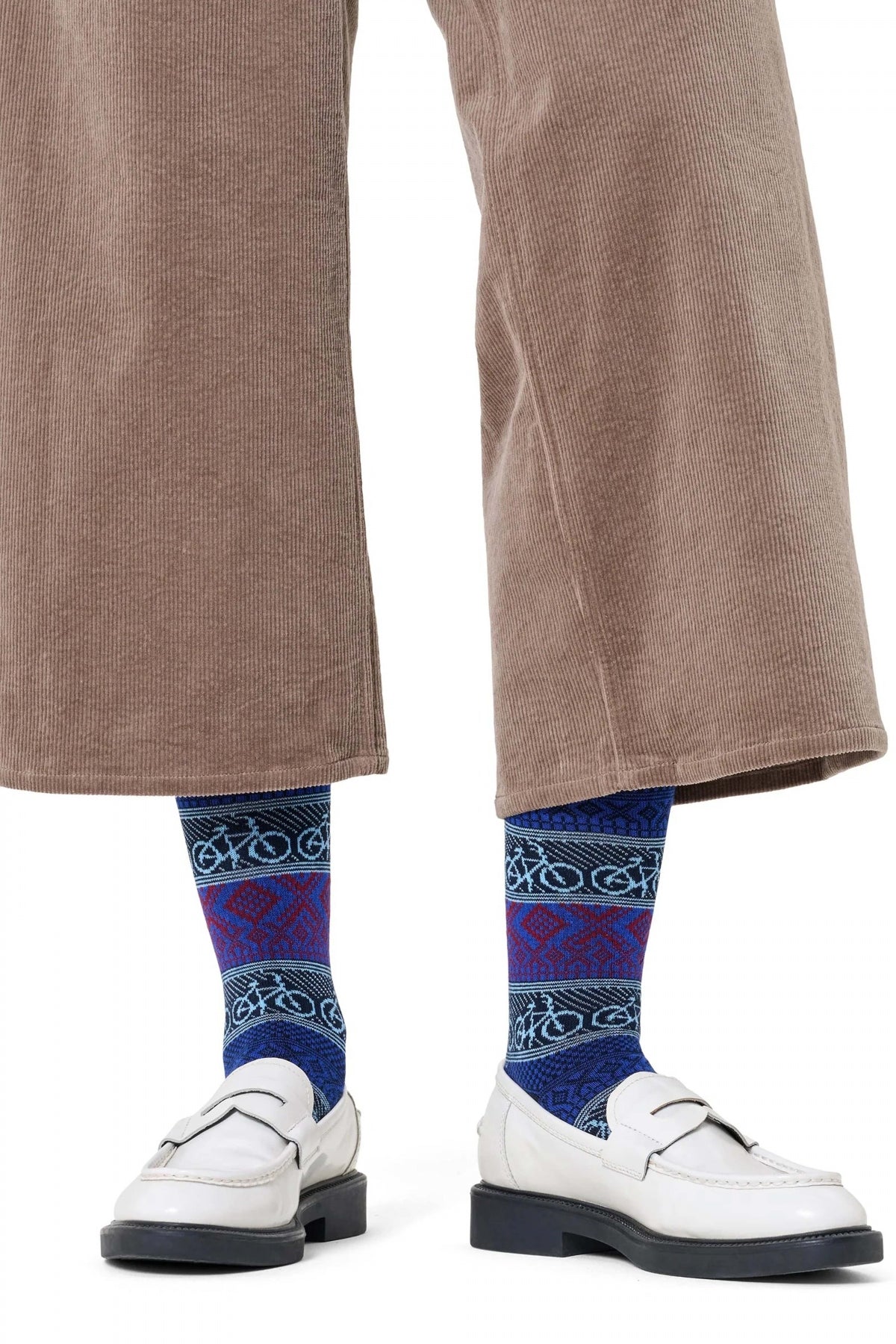 HAPPY SOCKS BIKE JAQUARD en color AZUL (1)