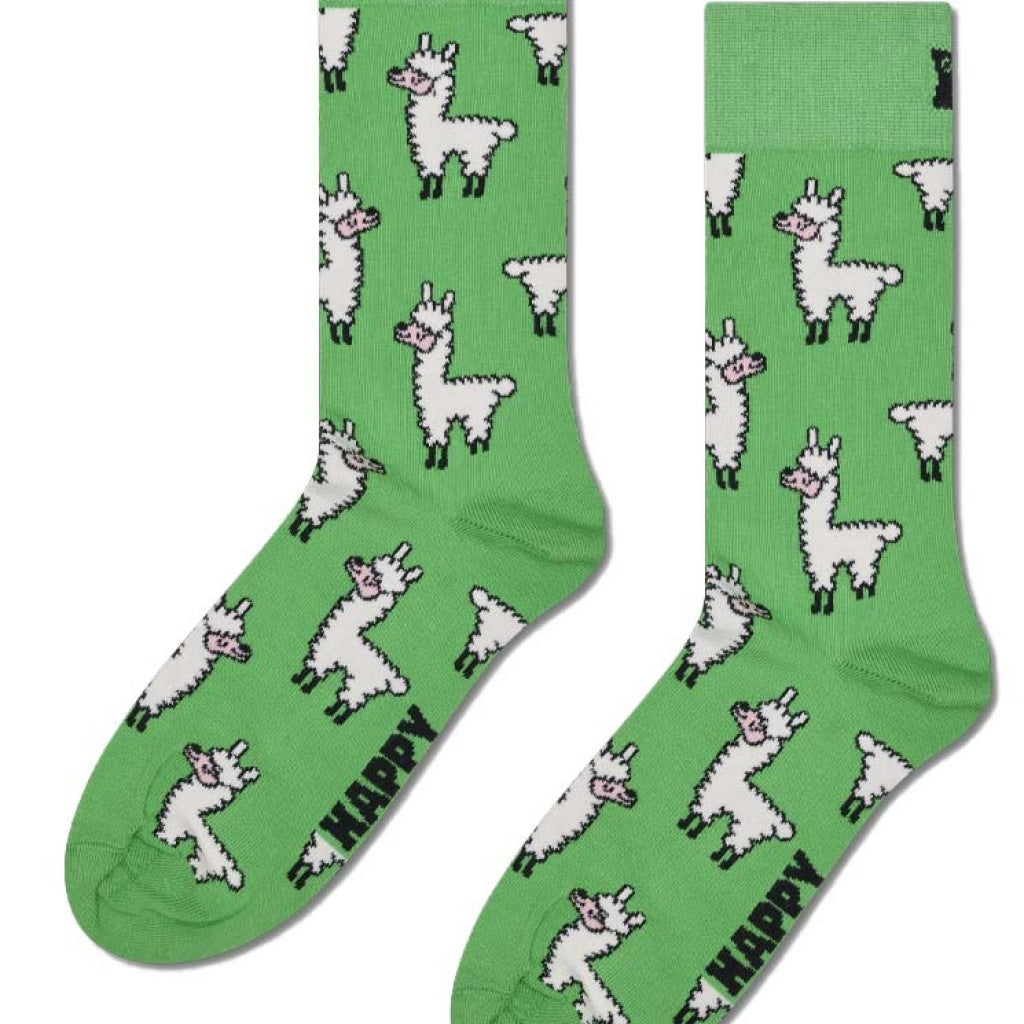 HAPPY SOCKS LLAMA en color VERDE (6)