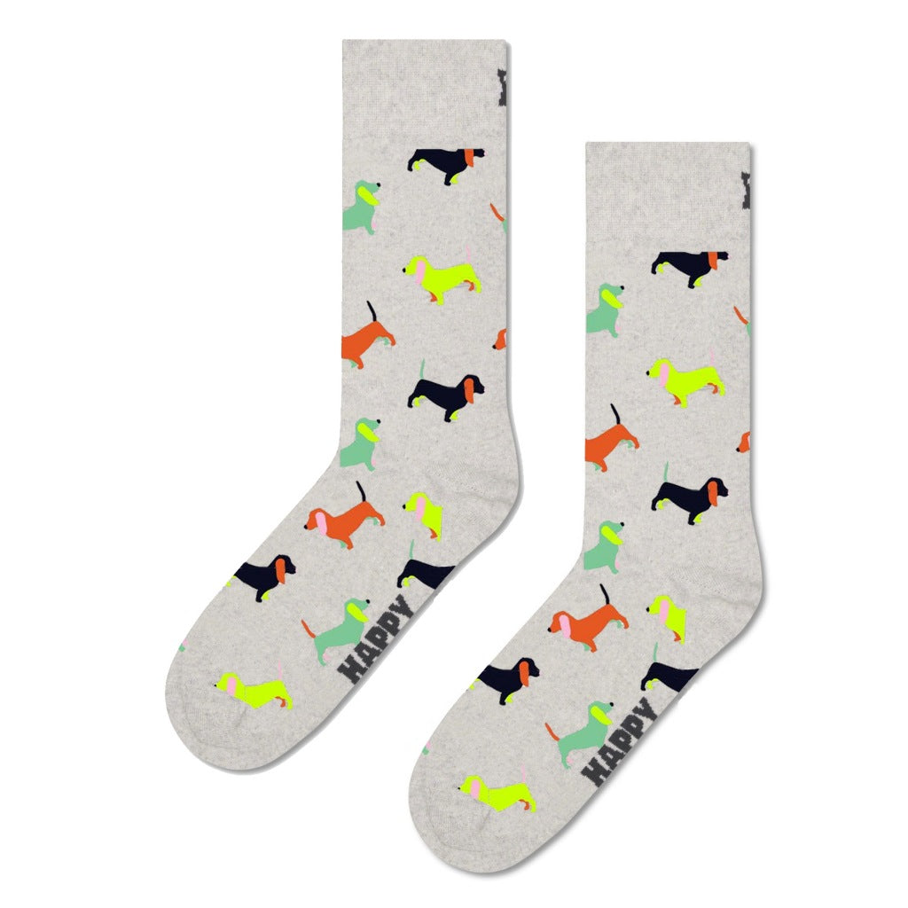 HAPPY SOCKS PUPPY LOVE en color GRIS (4)