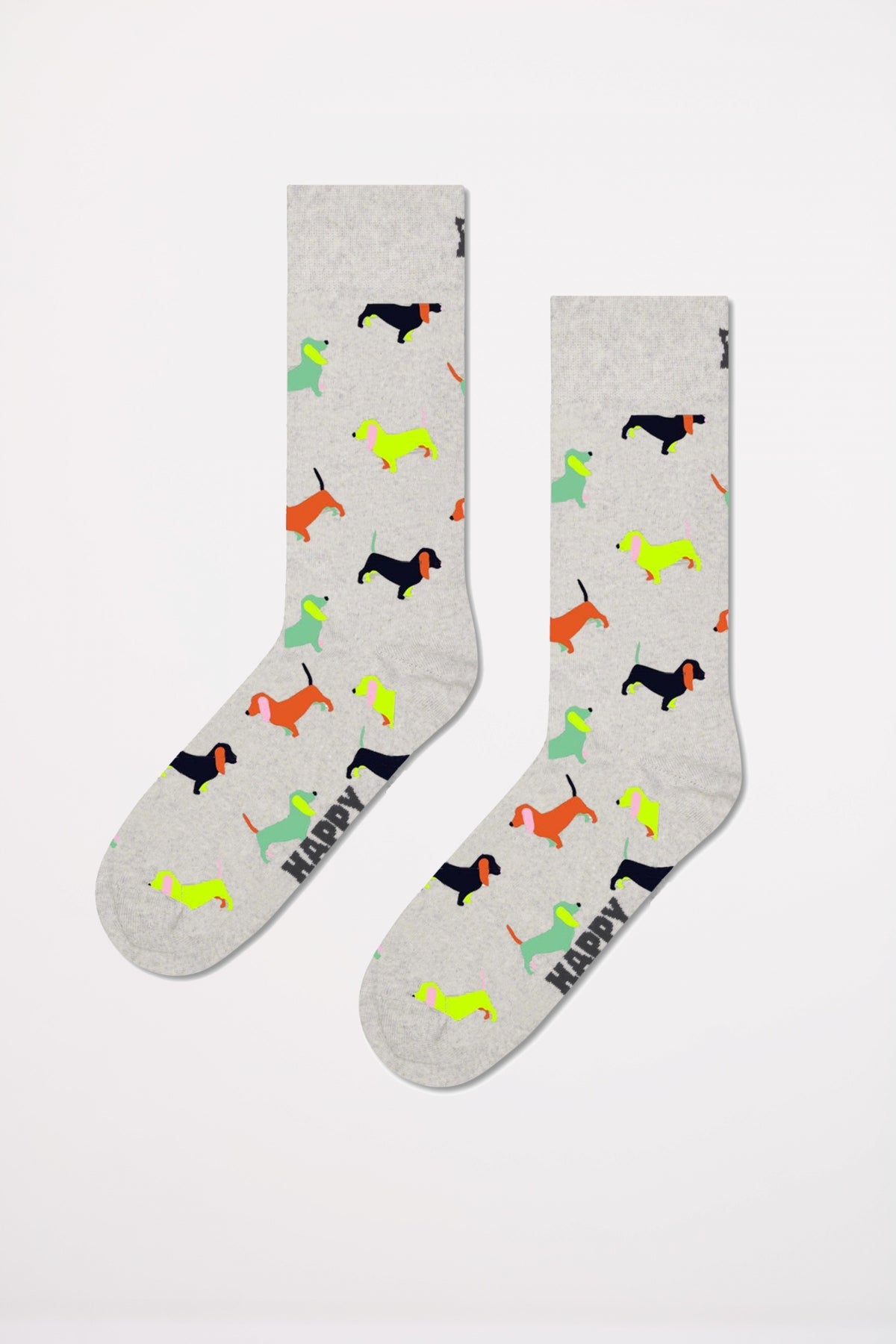 HAPPY SOCKS PUPPY LOVE en color GRIS (1)